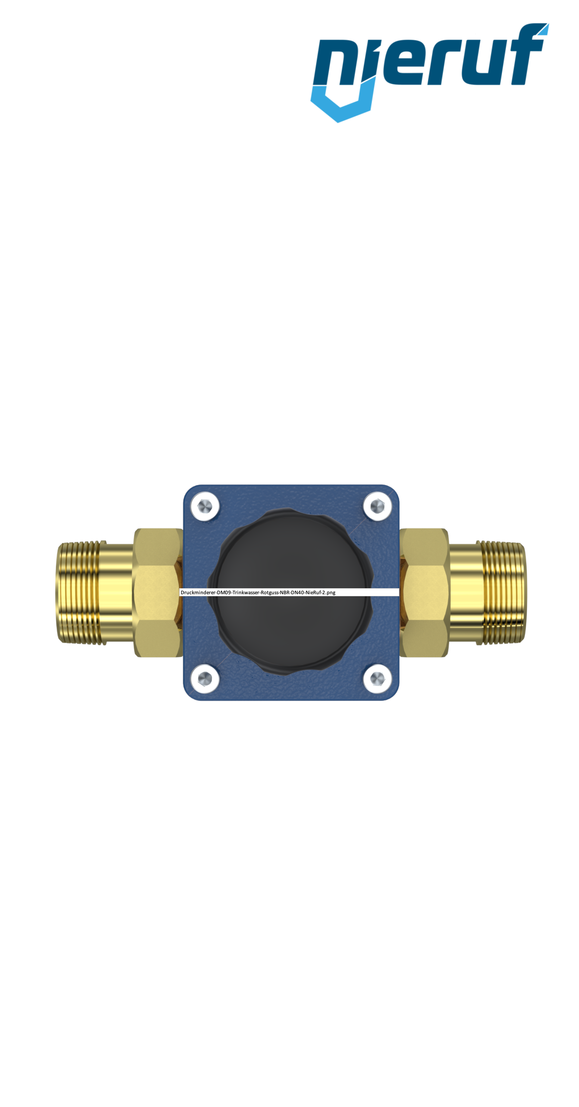pressure reducing valve 1 1/2" inch DM09 gunmetal EPDM 1.5 - 6.0 bar