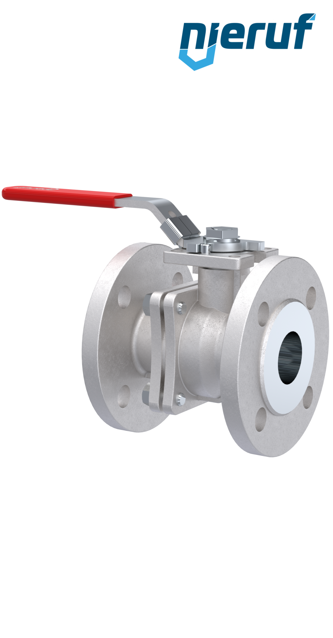 flange ball valve DN65 PN16 FK06 stainless steel 1.4408