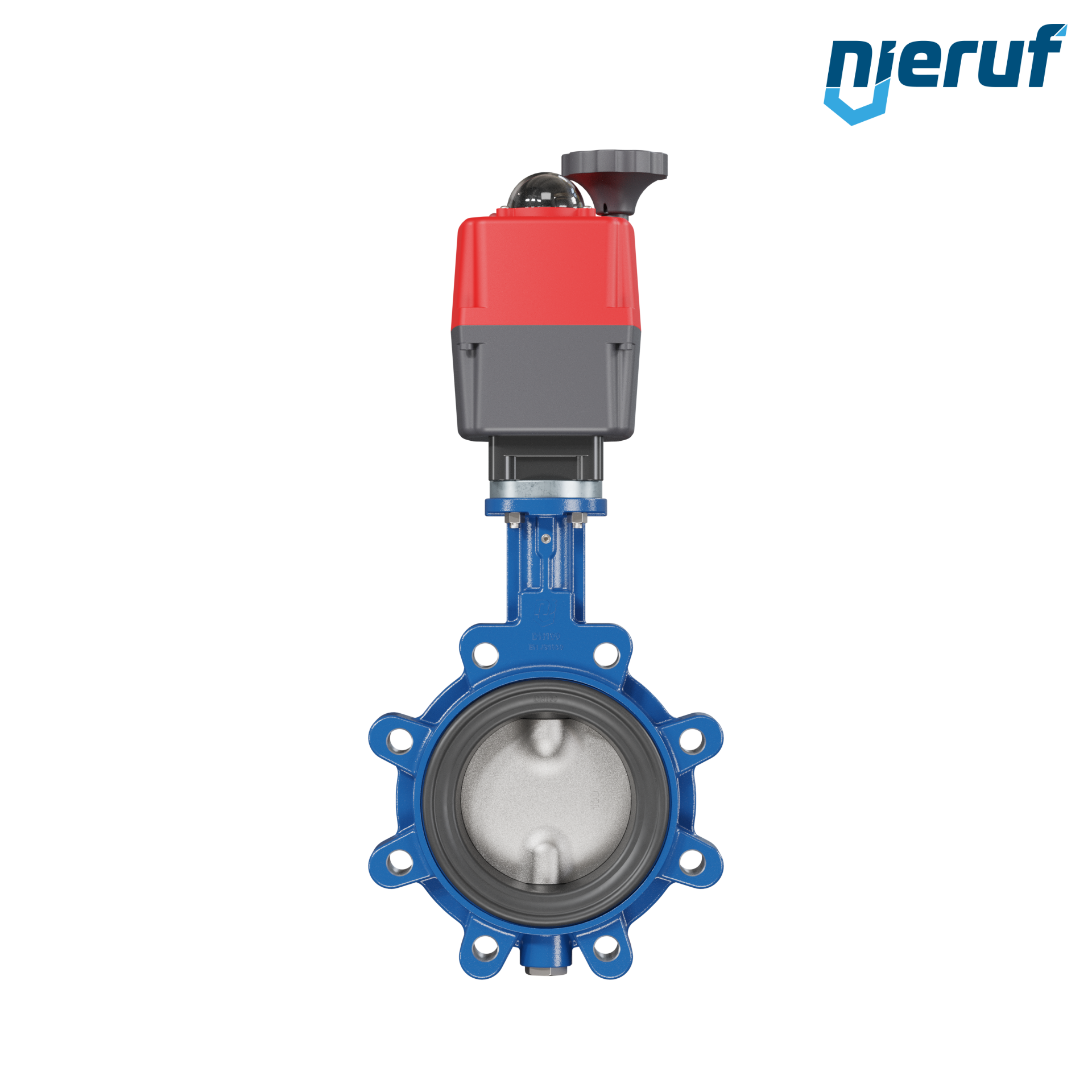 Butterfly valve DN 100 Lug type electric actuator 24-240V FPM