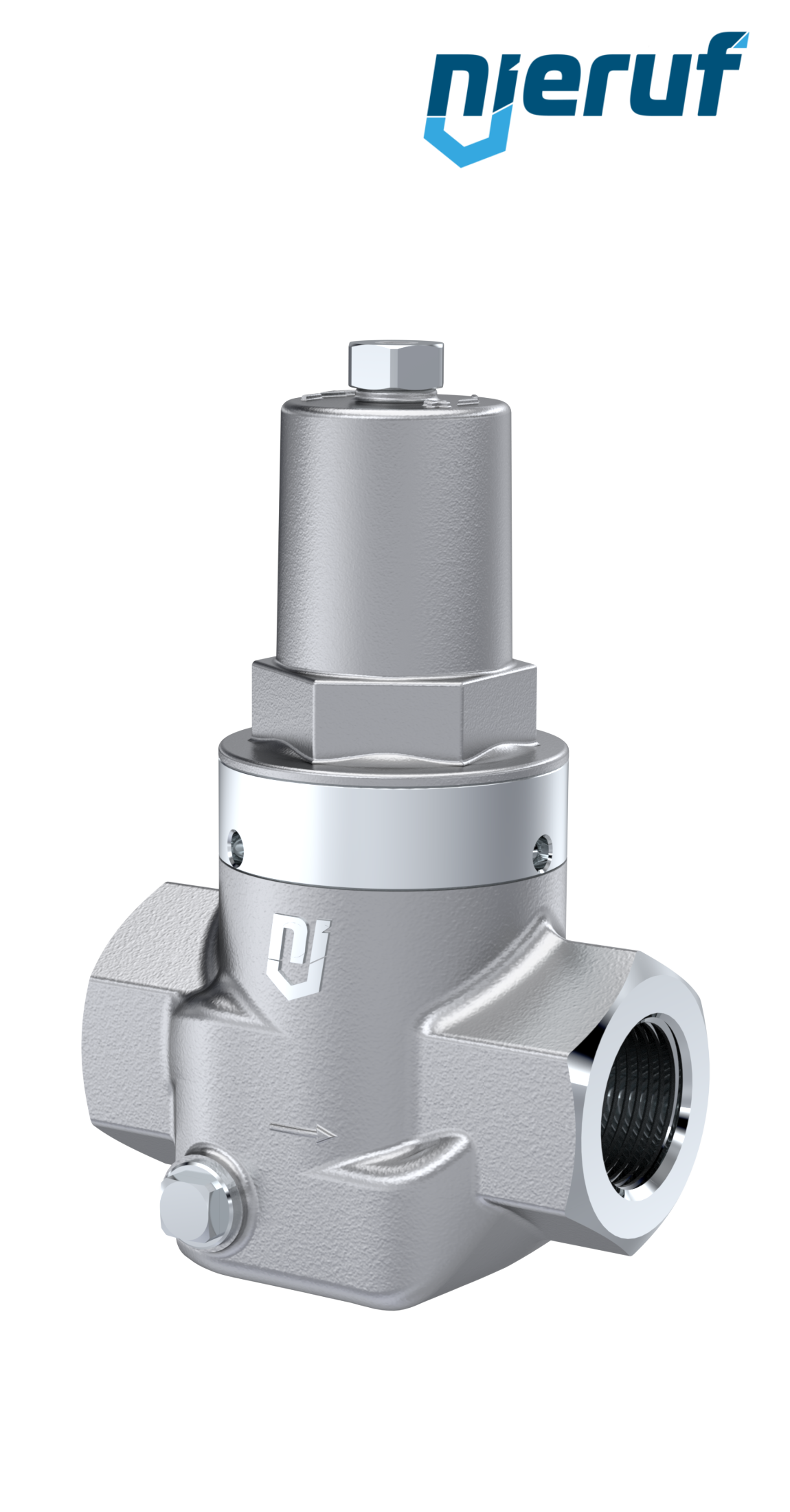 Piston-pressure reducing valve 3/4" Inch DM10 stainless steel FPM / FKM 2.0 - 20.0 bar