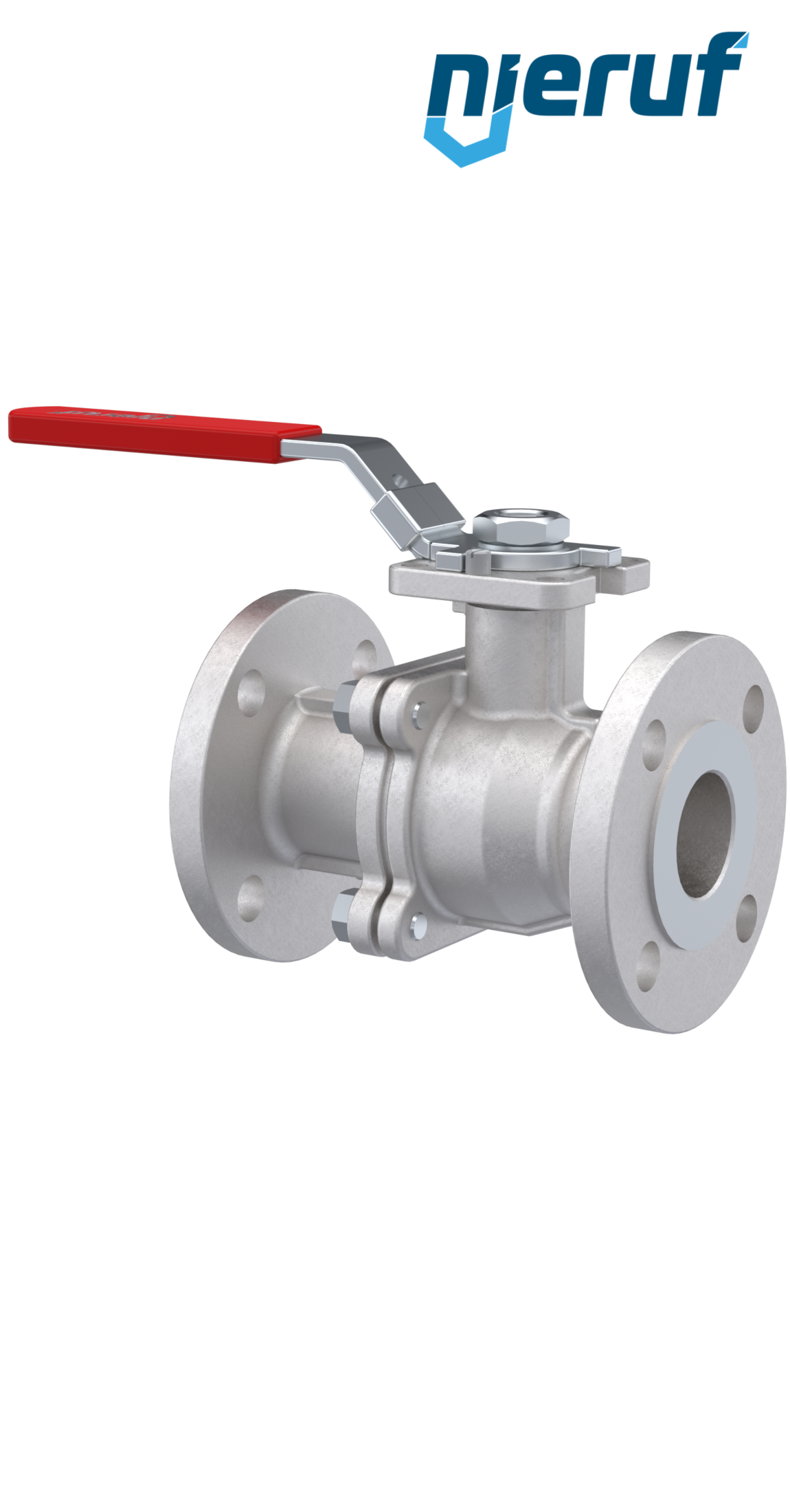 flange ball valve DN15 FK06 ANSI 150 stainless steel 1.4408