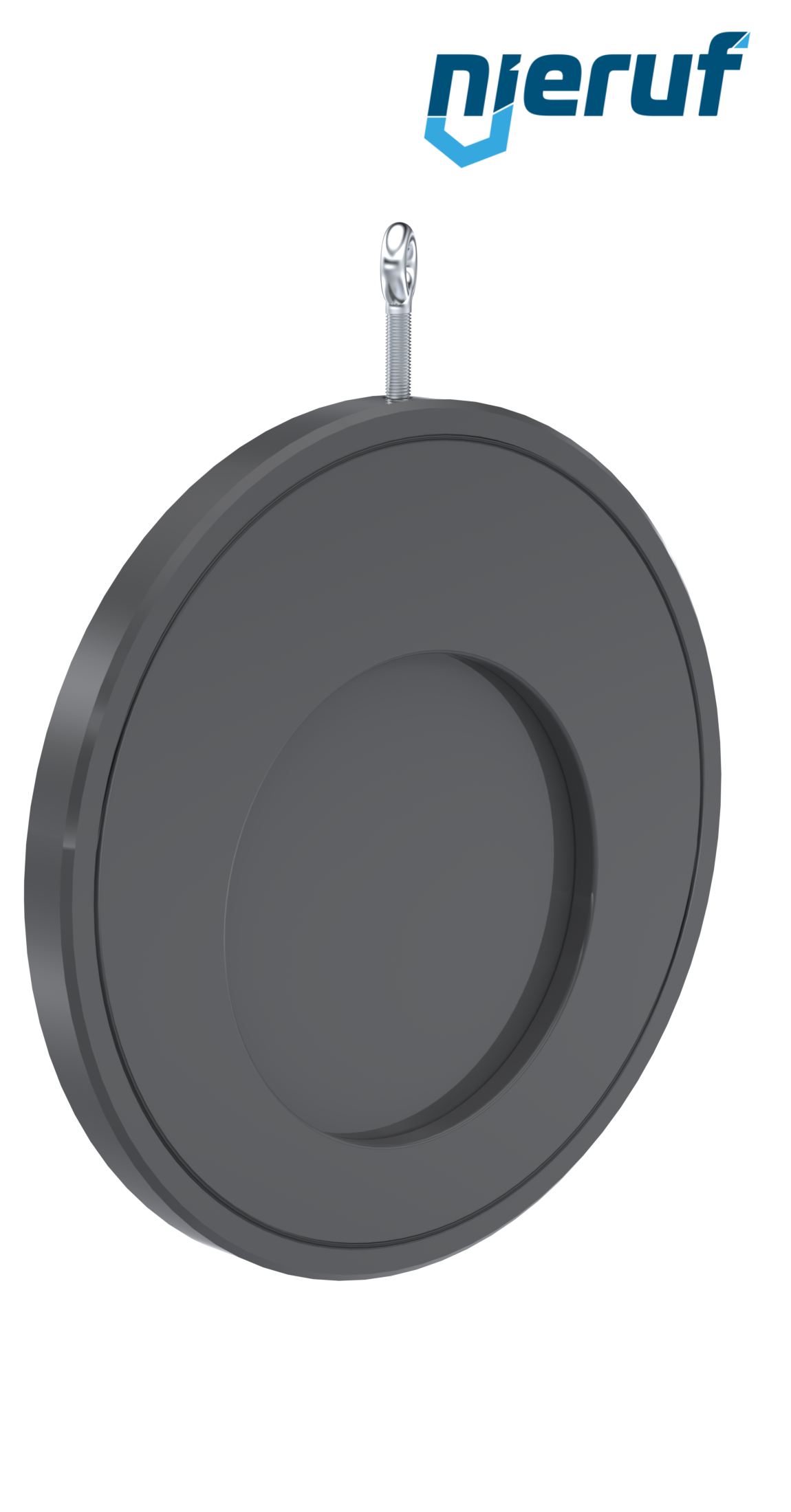 swing check valve with spring DN200 ZR07 plastic PVC-U NBR