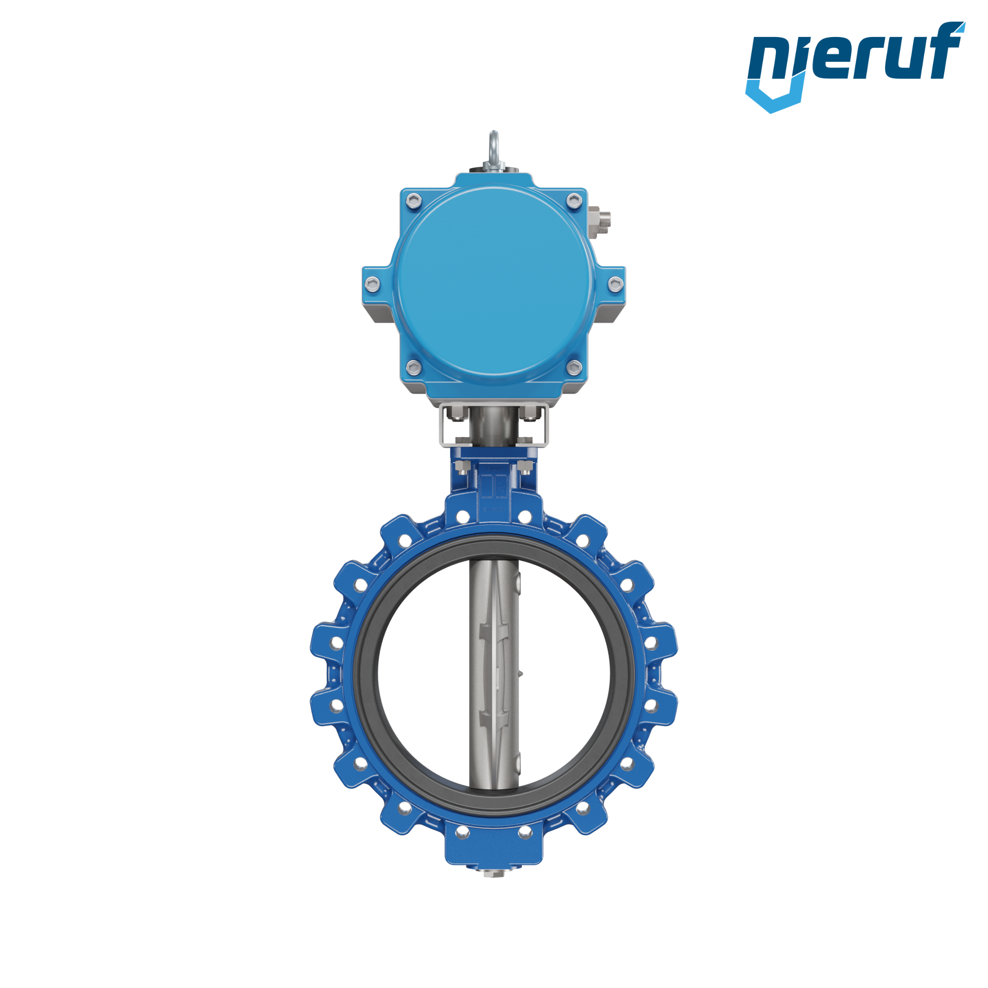 Butterfly valve DN 400 AK02 EPDM high temperature & FDA pneumatic actuator single acting normally open