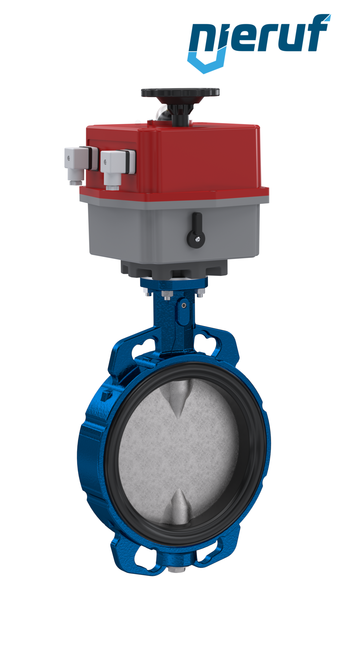 Butterfly valve DN 150 Wafer type electric actuator 24-240V DVGW drinking water