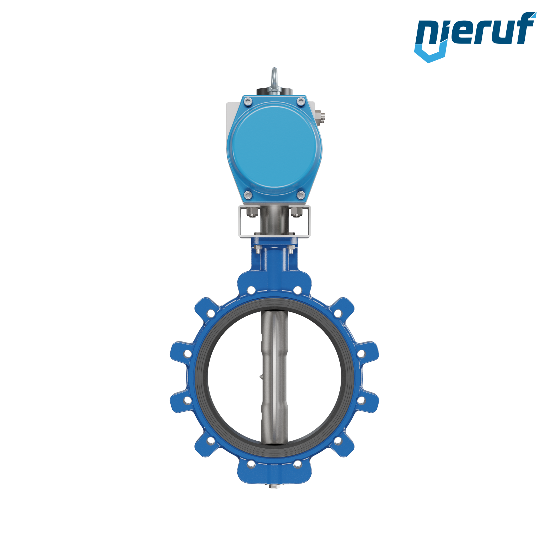 Butterfly valve DN 300  AK02 FPM pneumatic actuator single acting normally open