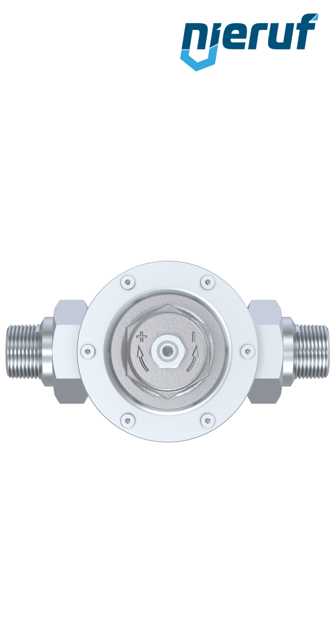 low-pressure reducing valve male thread 1 1/4" Inch DM12 stainless steel FPM 0.2 - 2.0 bar