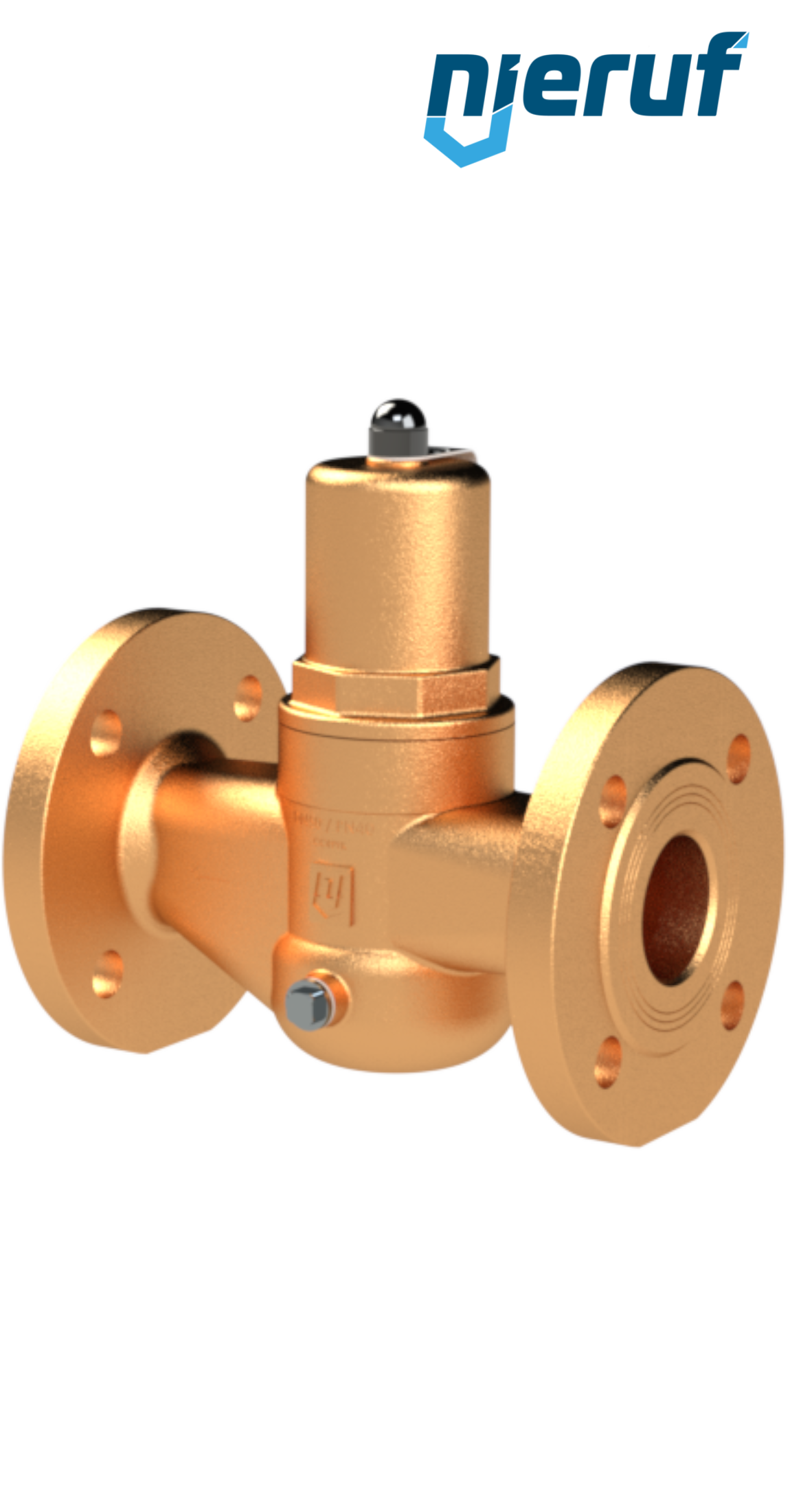 pressure reducing valve DN 40 PN16 DM06 gunmetal/brass FKM 0.5 - 2.0 bar