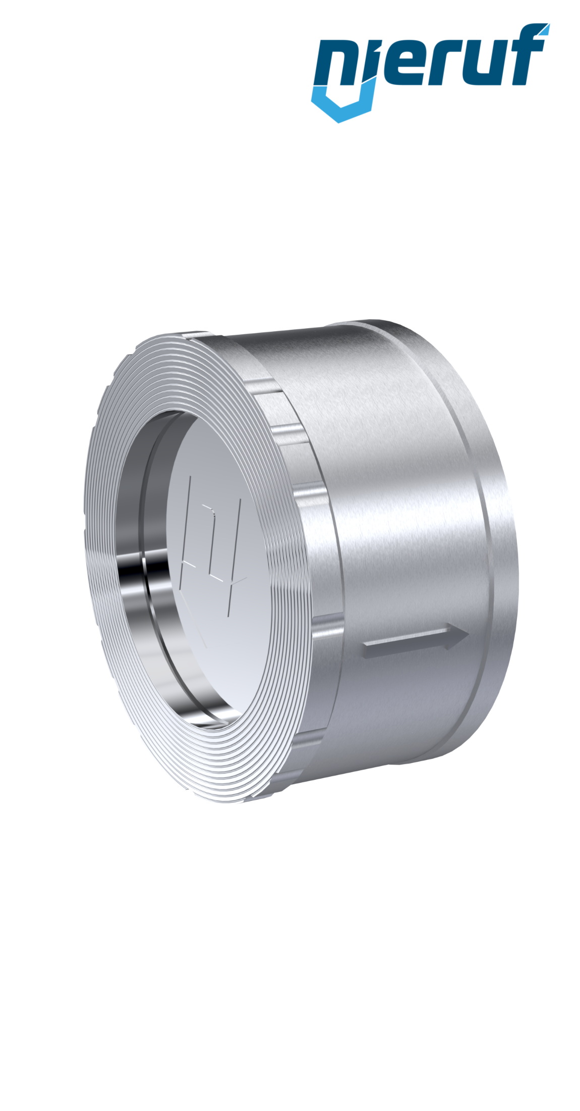 check valve DN 200 Stainless steel CF8M NBR PN 10 to 16 (+ASME B16.5 / ANSI 150)