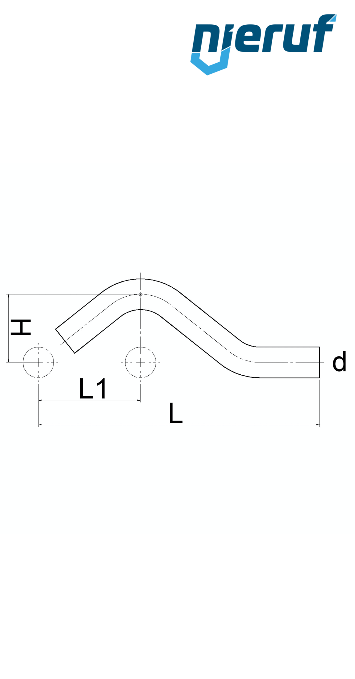 Pressfitting Bridge M x M DN12 - 15,0 mm stainless steel