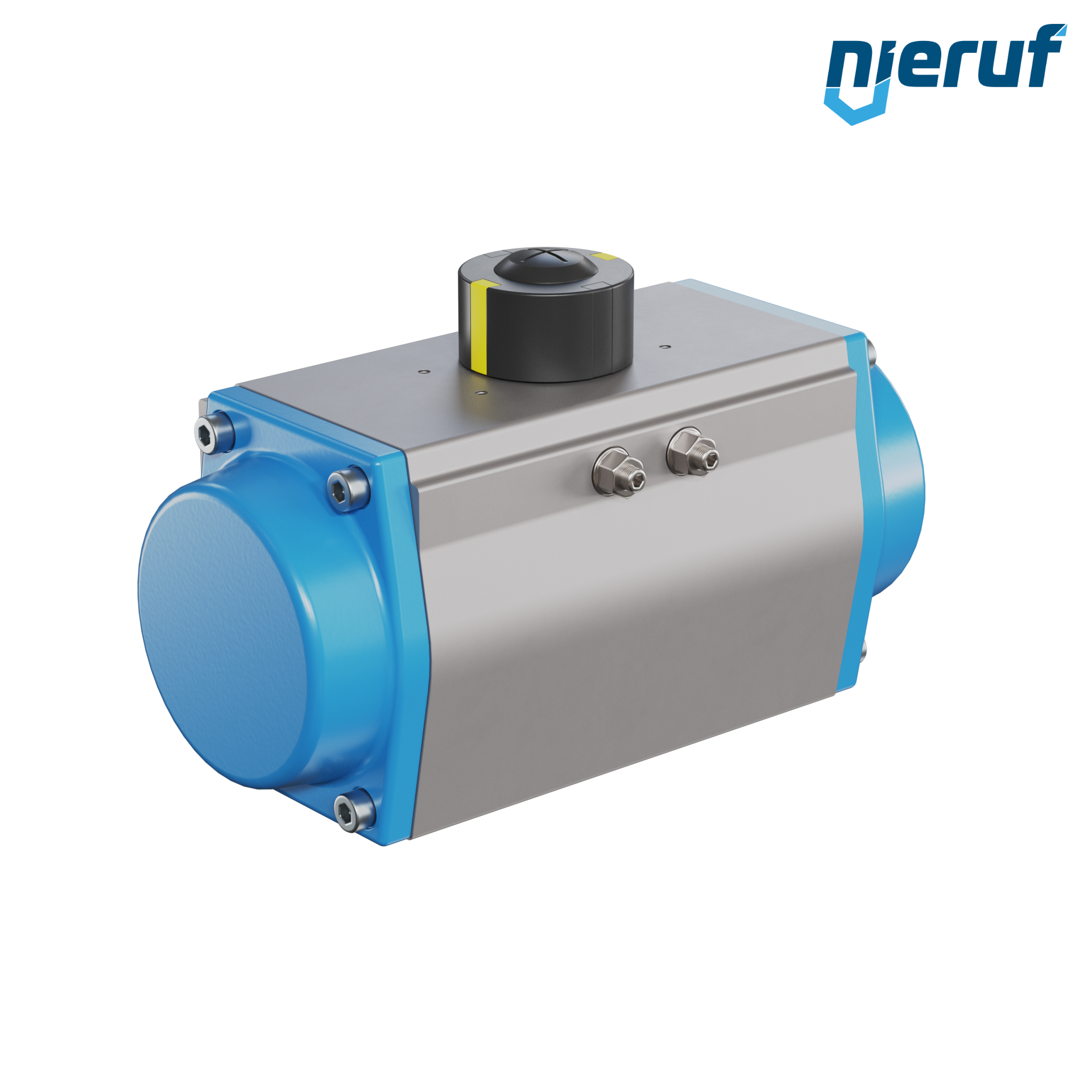 pneumatic actuator AN02 single acting, normally open GS-105 90° with 7 springs