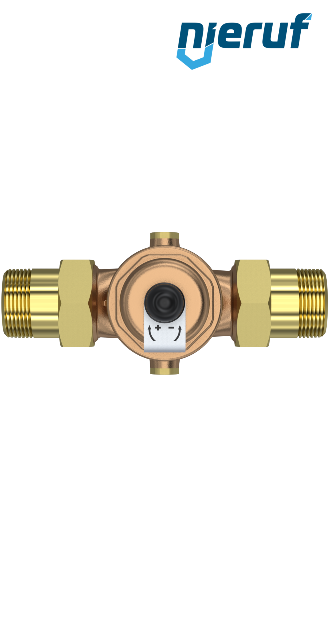 pressure reducing valve 1 1/4" inch male thread DM02 gunmetall FKM 0.5 - 2.0 bar