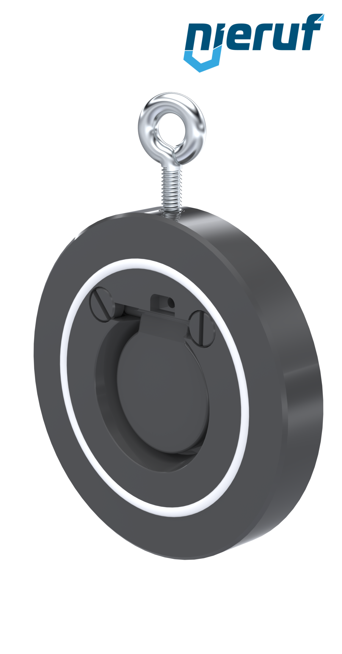 swing check valve DN40 ZR05 plastic PVC-U PTFE