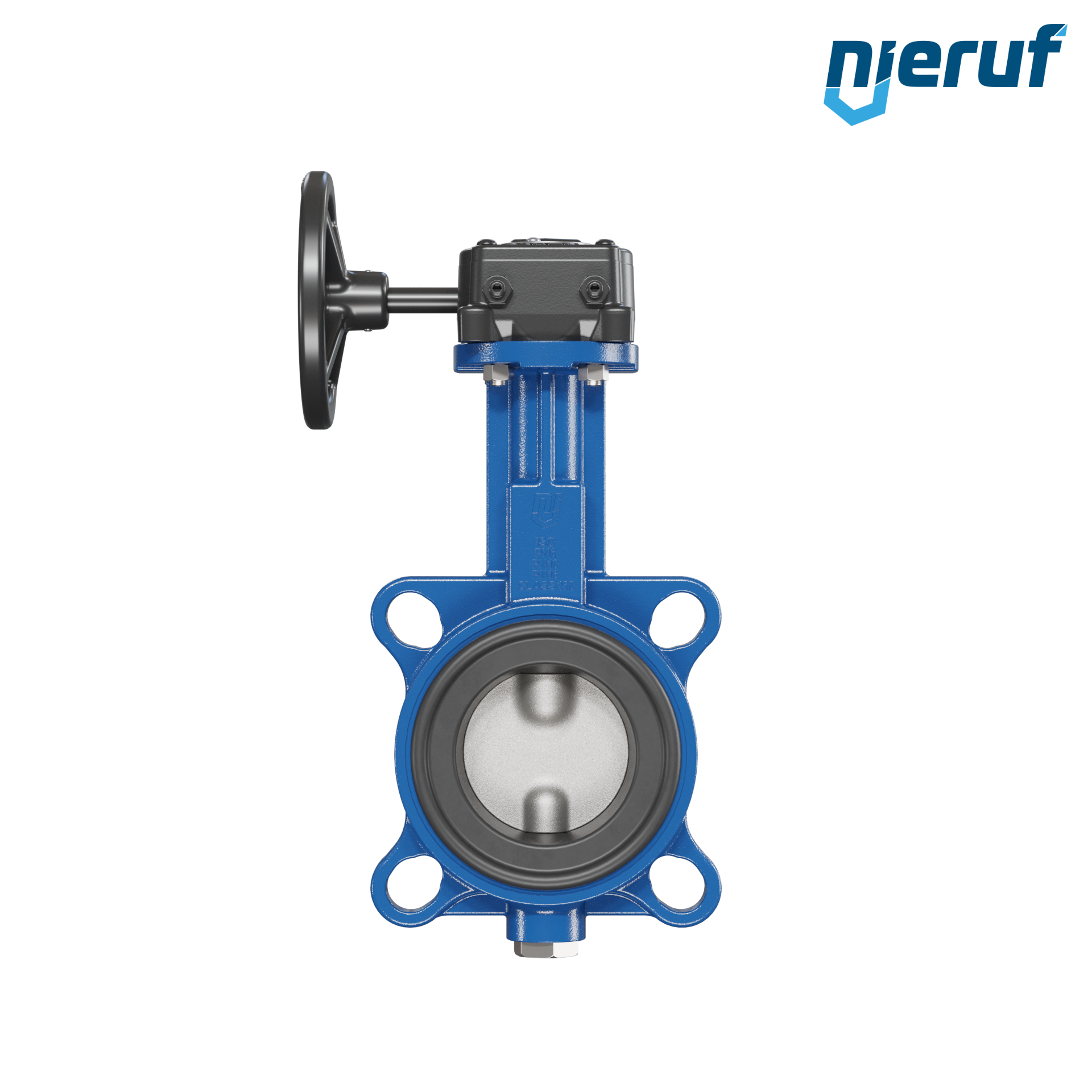 Butterfly valve AK01 DN 65 PN6-PN10-PN16 & ANSI150 DVGW-gas Worm gear