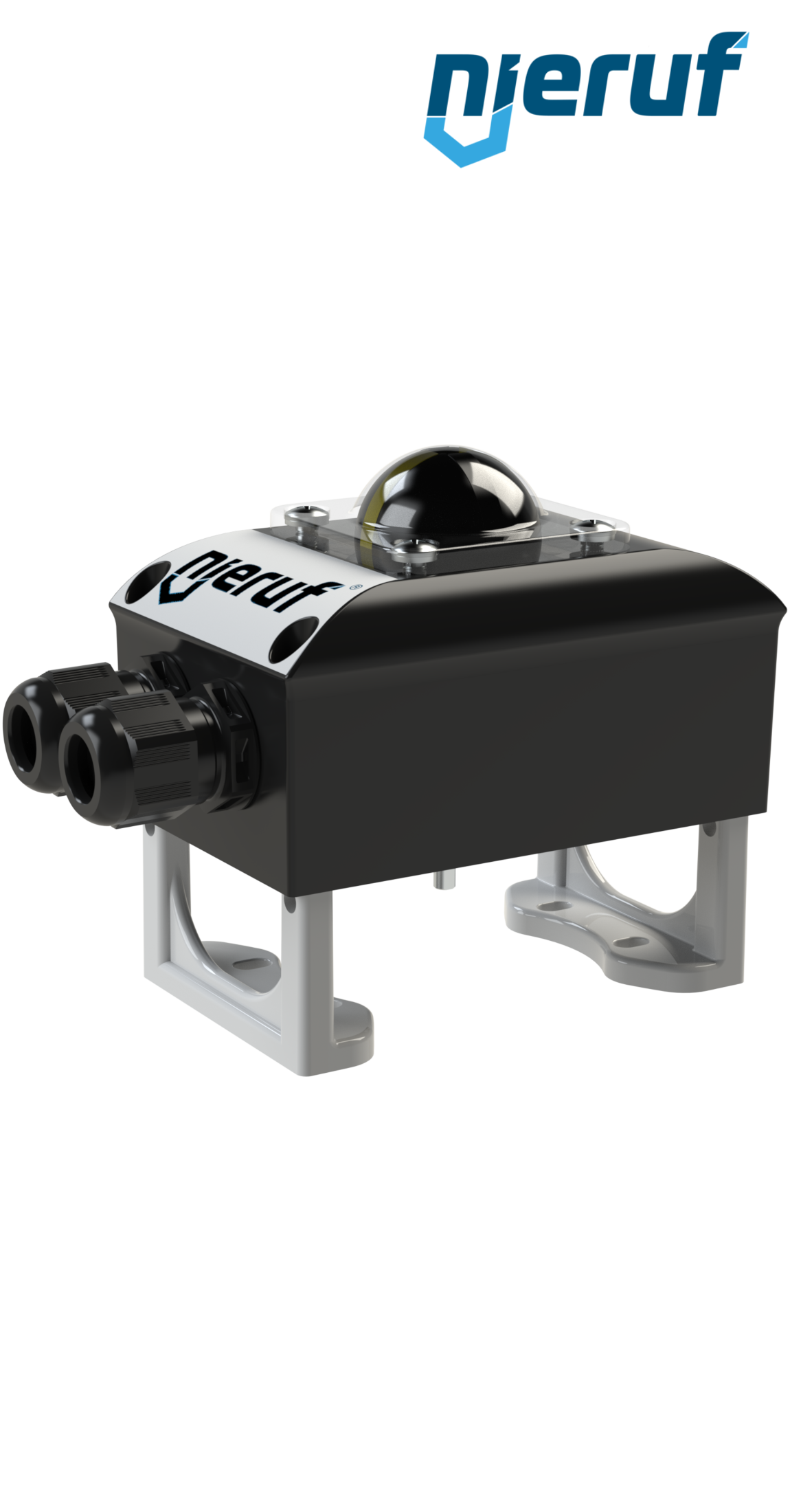 Position indicator PR02 mechanical micro switches ZF, D44X Polyamid PA6 black 2 cable glands