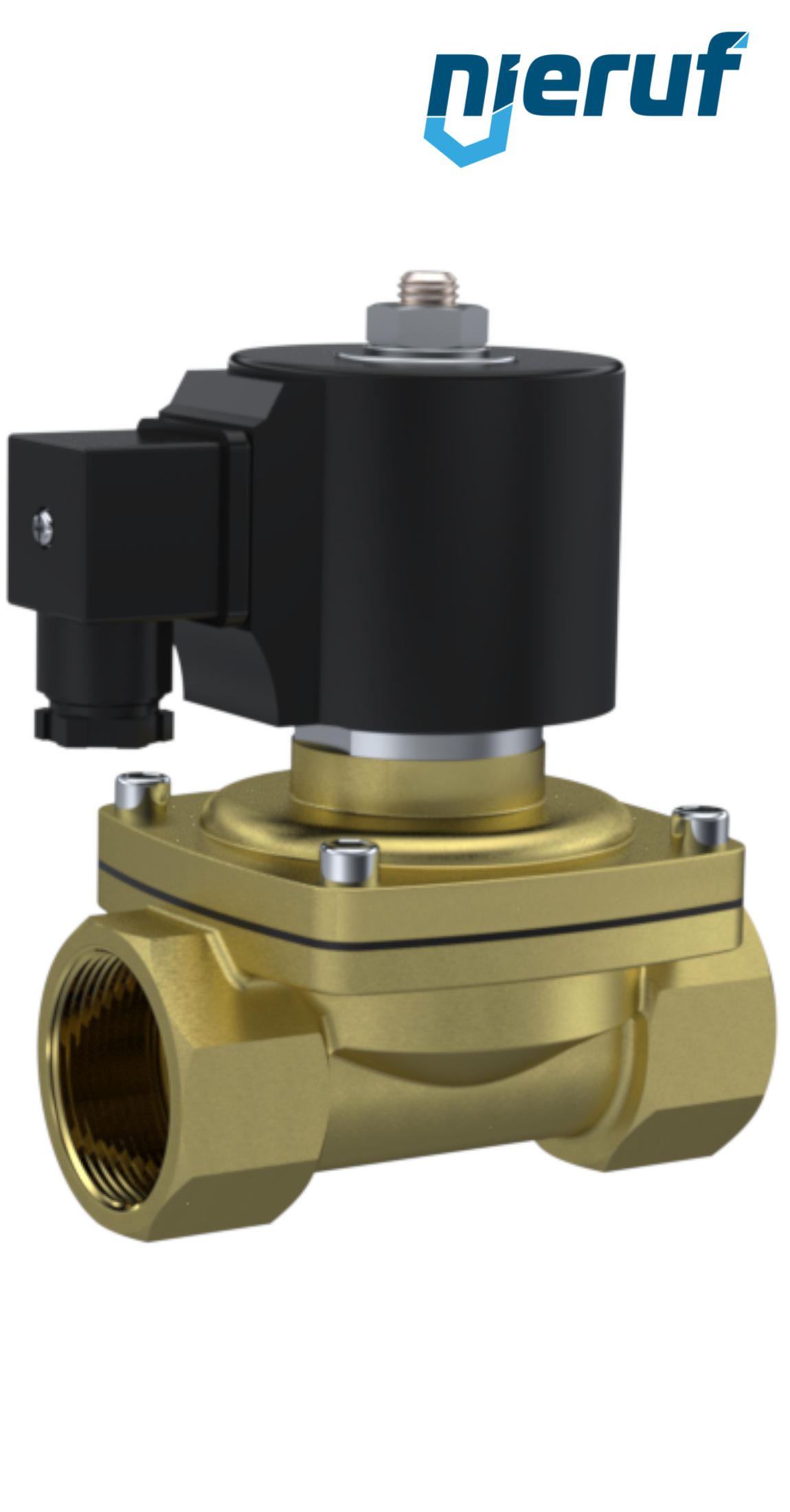 Solenoid valve G 3/8" Inch brass MV06 FKM 230V 50Hz