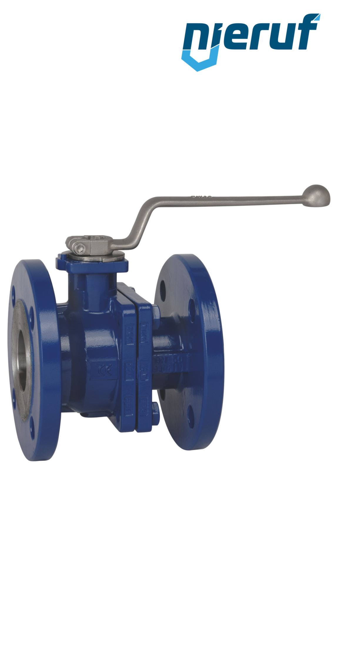 high temperature flange ball valve FK12 DN25 PEEK seal