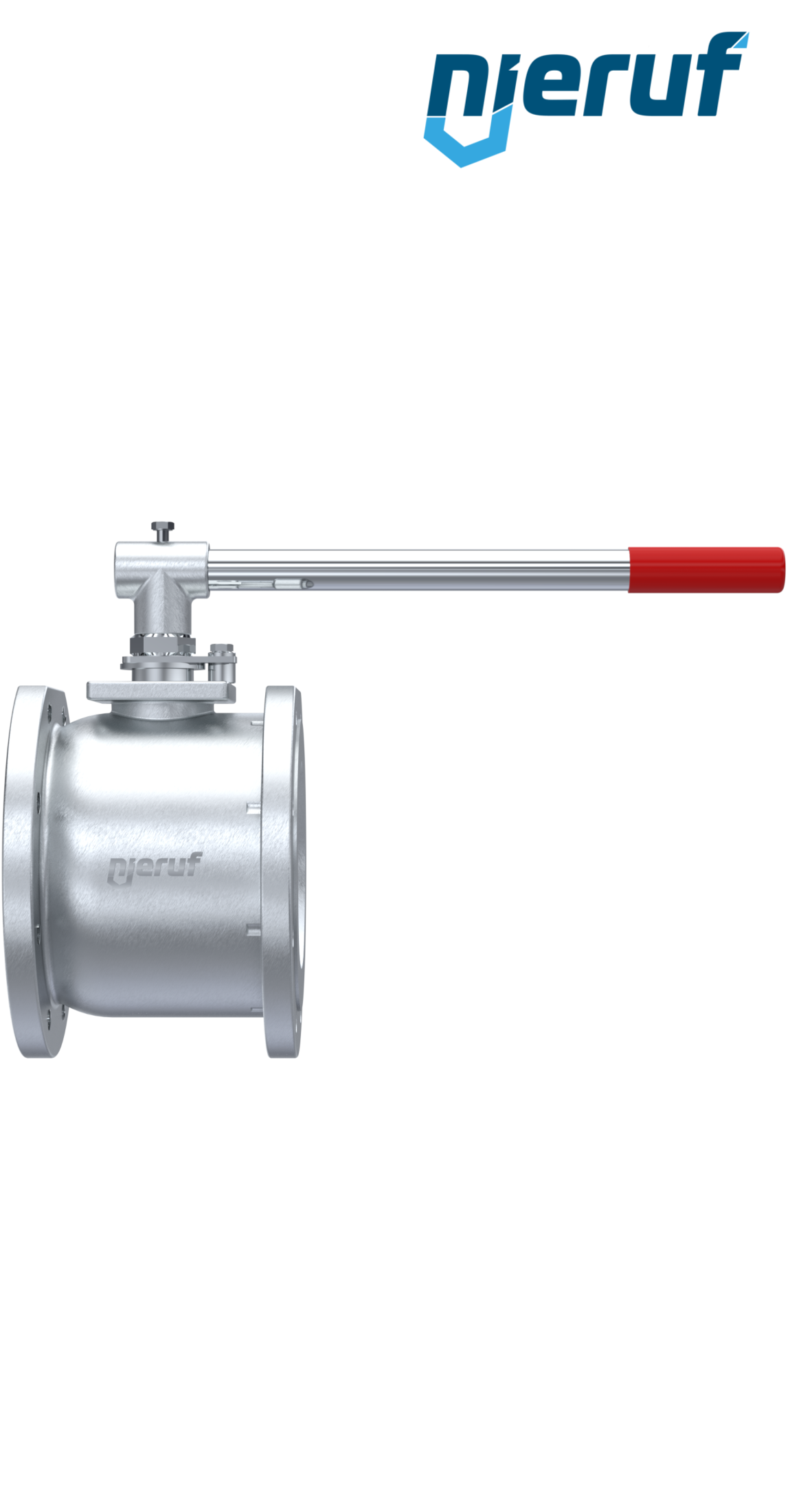 Compact ball valve stainless steel DN150 PN16 FK11