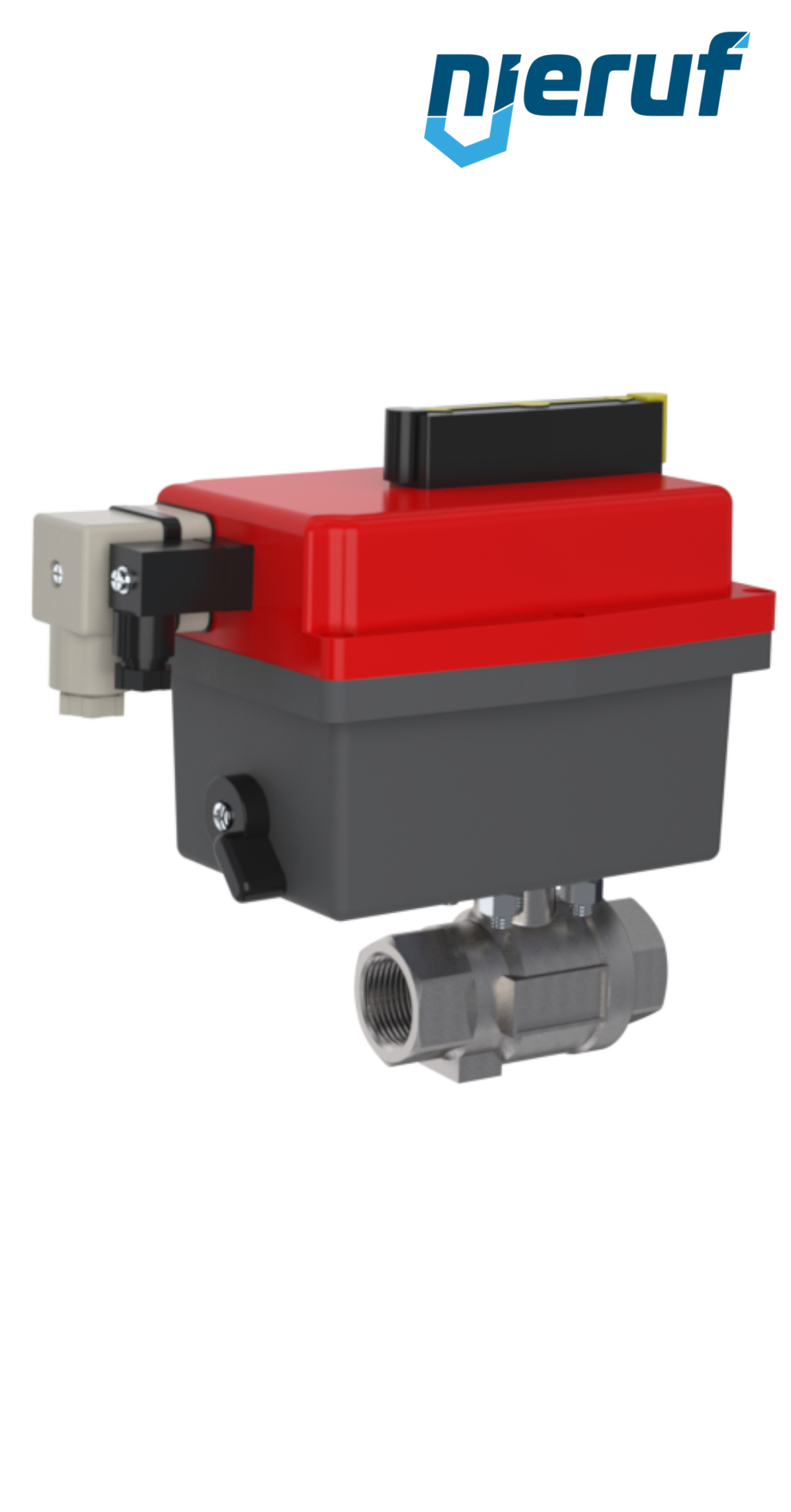 automatic-ball valve DN8 - 1/4" inch stainless steel 85-240V EK02 DVGW-water