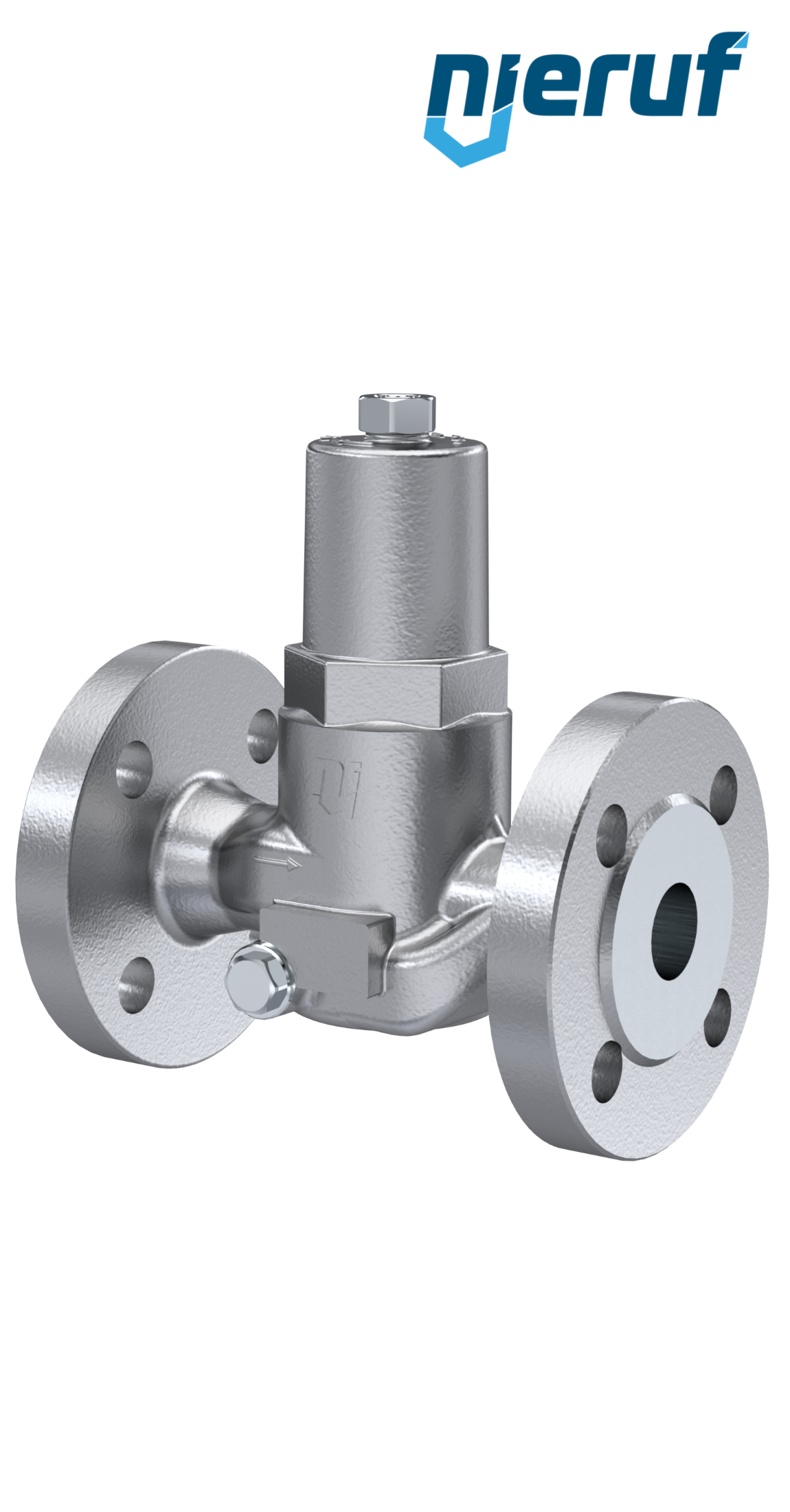 pressure reducing valve DN 15 DM13 stainless steel FPM / FKM 1.5 - 6.0 bar