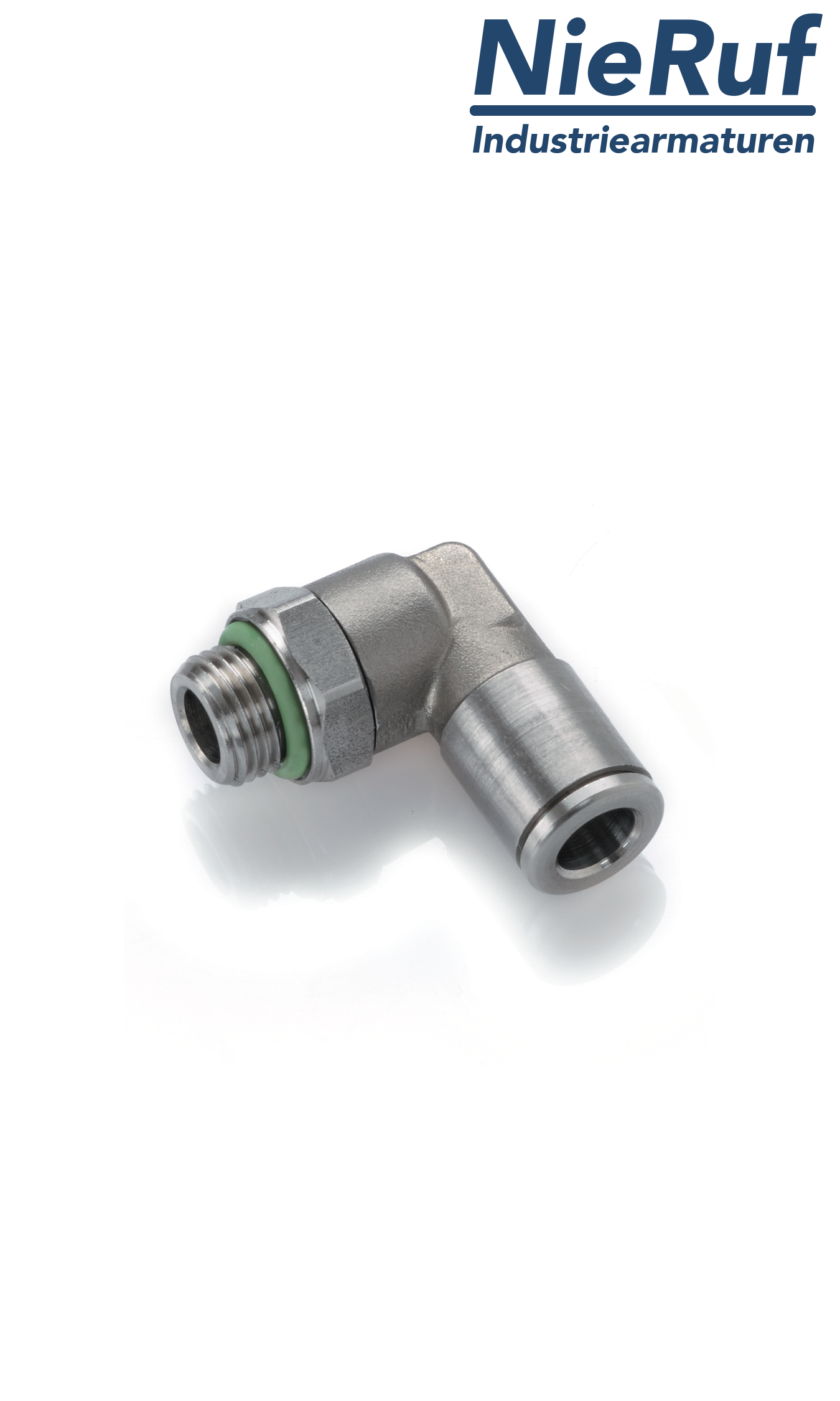 rotary elbow male adaptor parallel EF07 stainless steel FKM G1/2" D12mm rotary elbow male adaptor parallel EF07 stainless steel FKM G1/2" D12mm