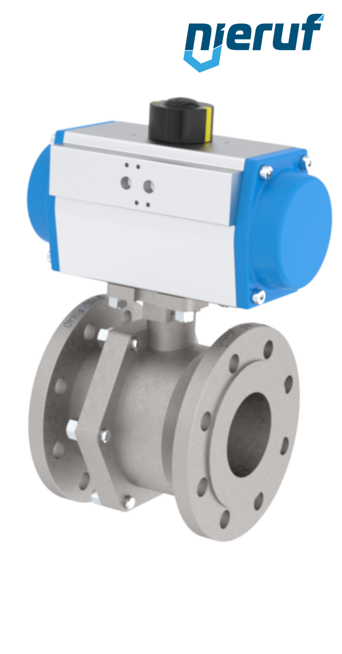 ball valve with actuator DN100 PK05 pneumatic actuator double acting