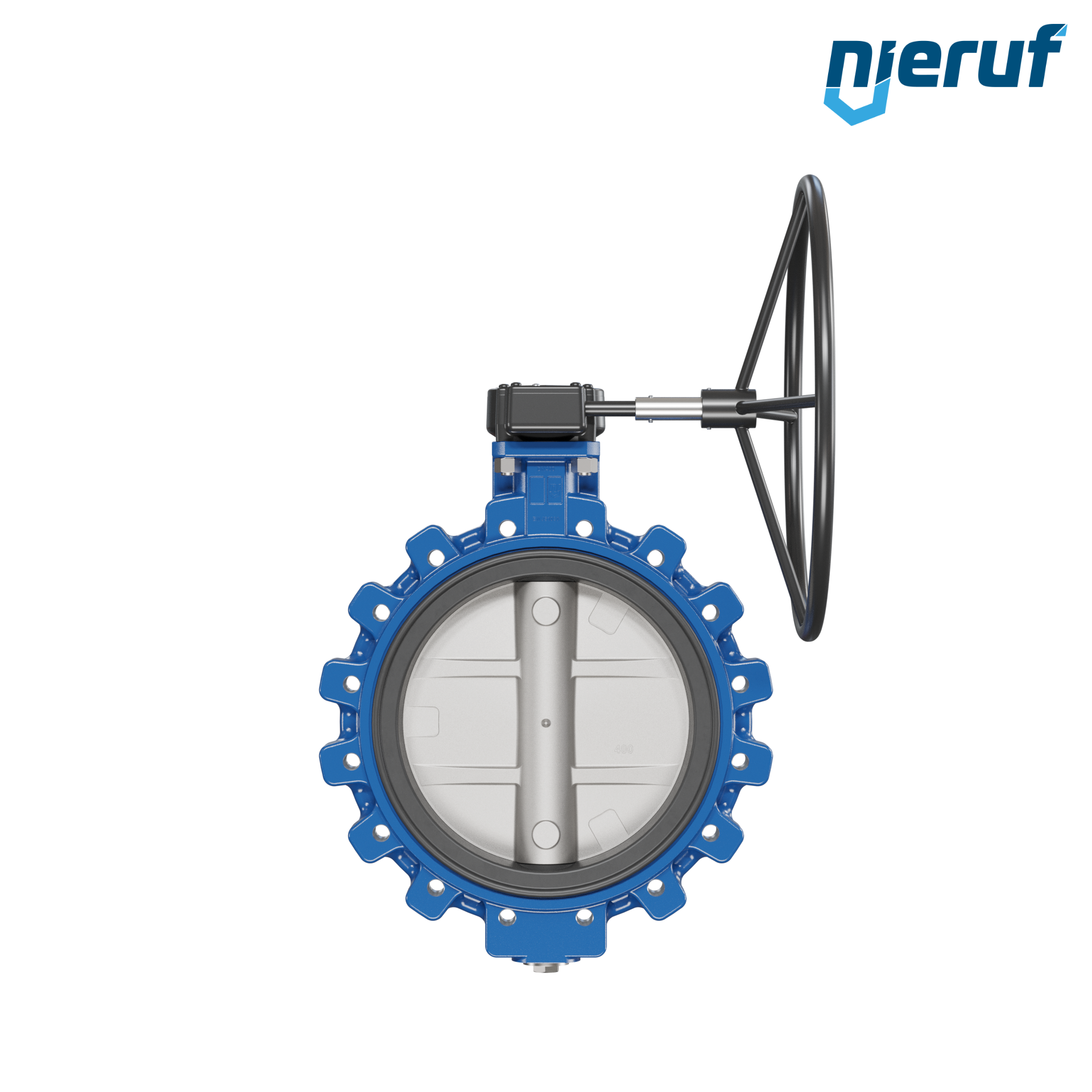 Butterfly valve AK02 DN 400 PN10 FDA Worm gear