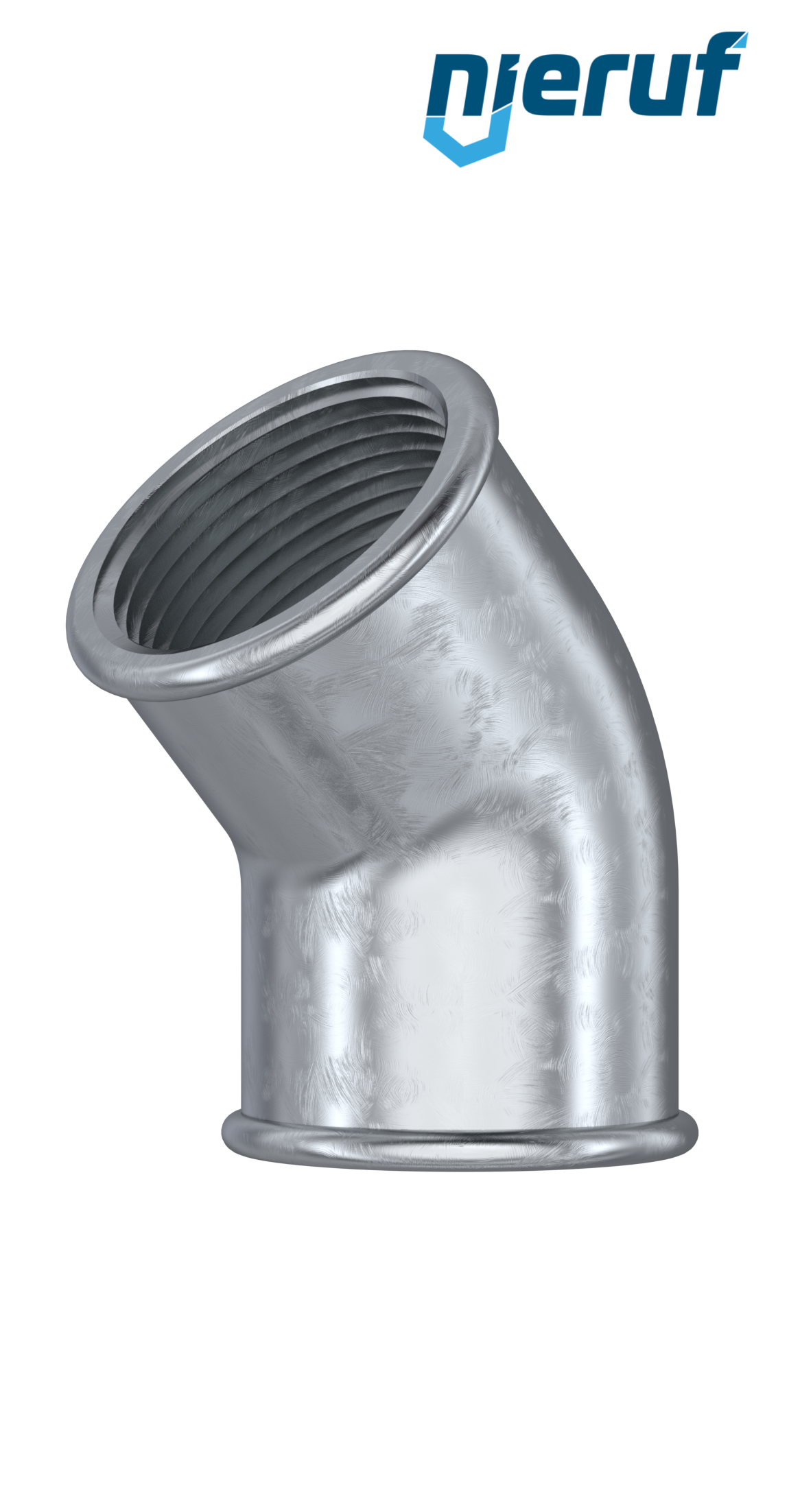Malleable cast iron fitting elbow no. 120, DN50 - 2" inch galvanized