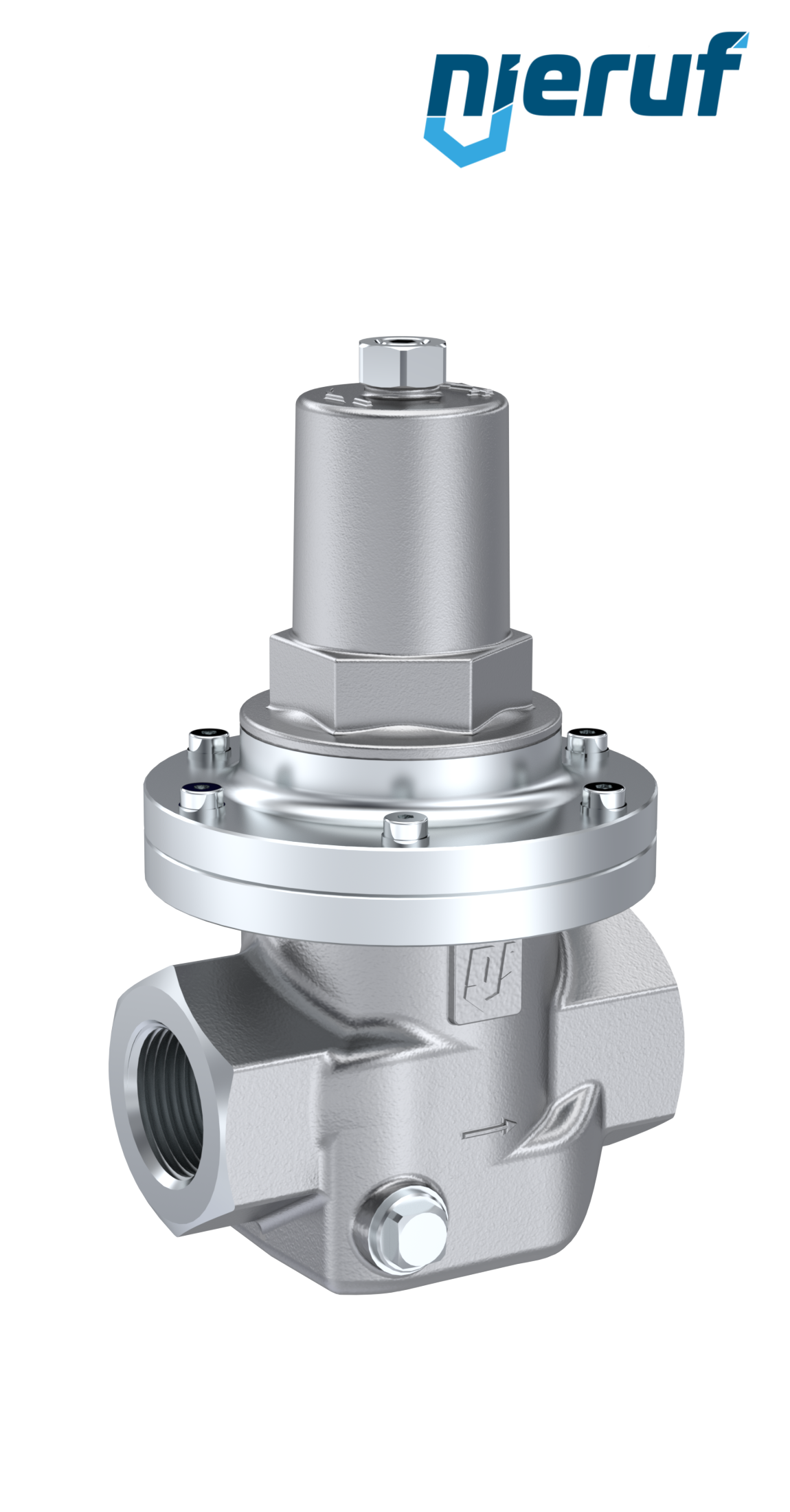 pressure reducing valve 3/4" Inch DM12 stainless steel FPM / FKM 0.2 - 2.0 bar