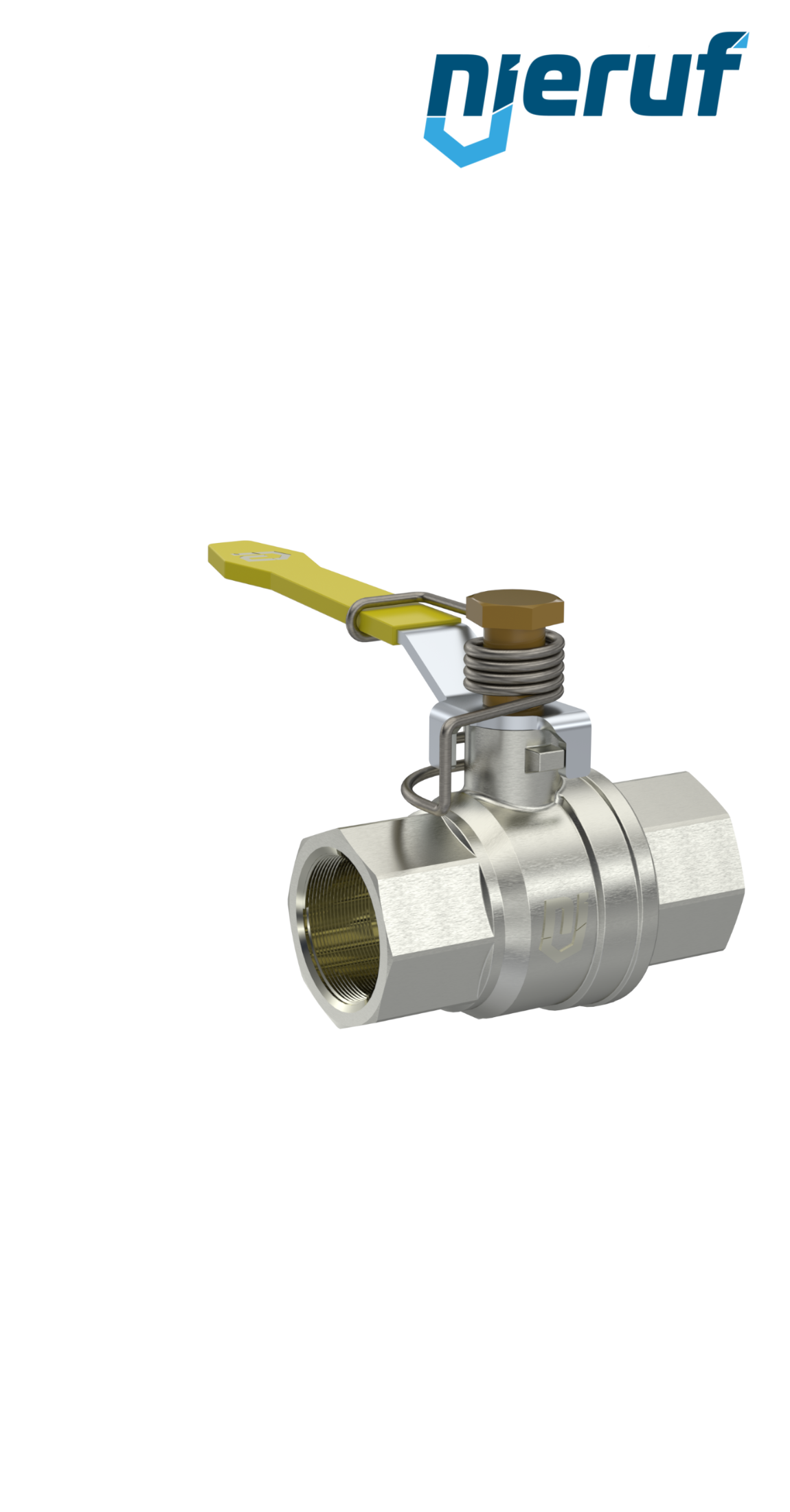 ball valve with spring reload DN8 - 1/4" inch GK13