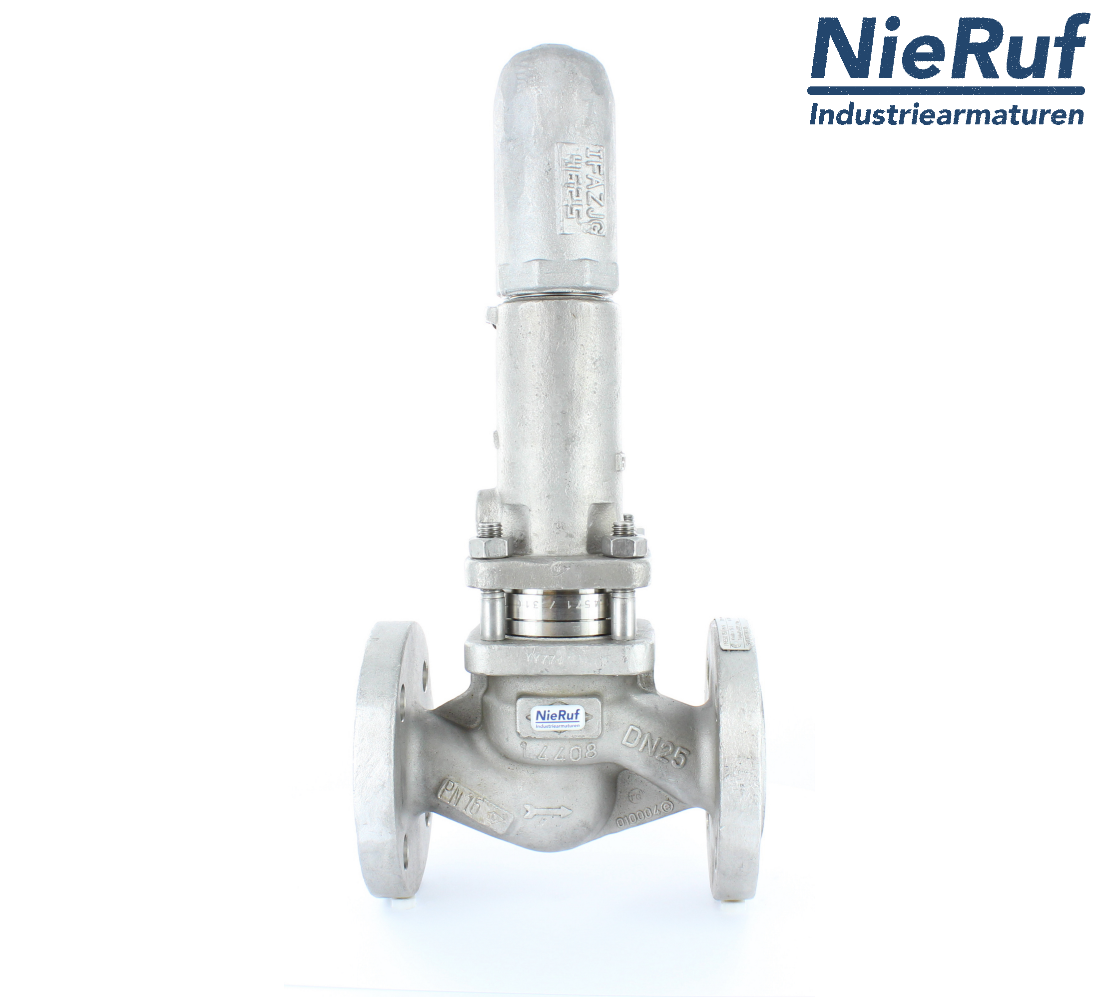 piston overflow valve DN 15 UV13 stainless steel AISI 316L 1,0 - 3,0 bar