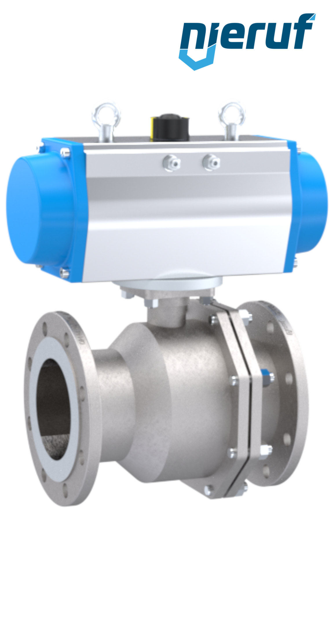 ball valve with actuator DN125 PK05 pneumatic actuator double acting