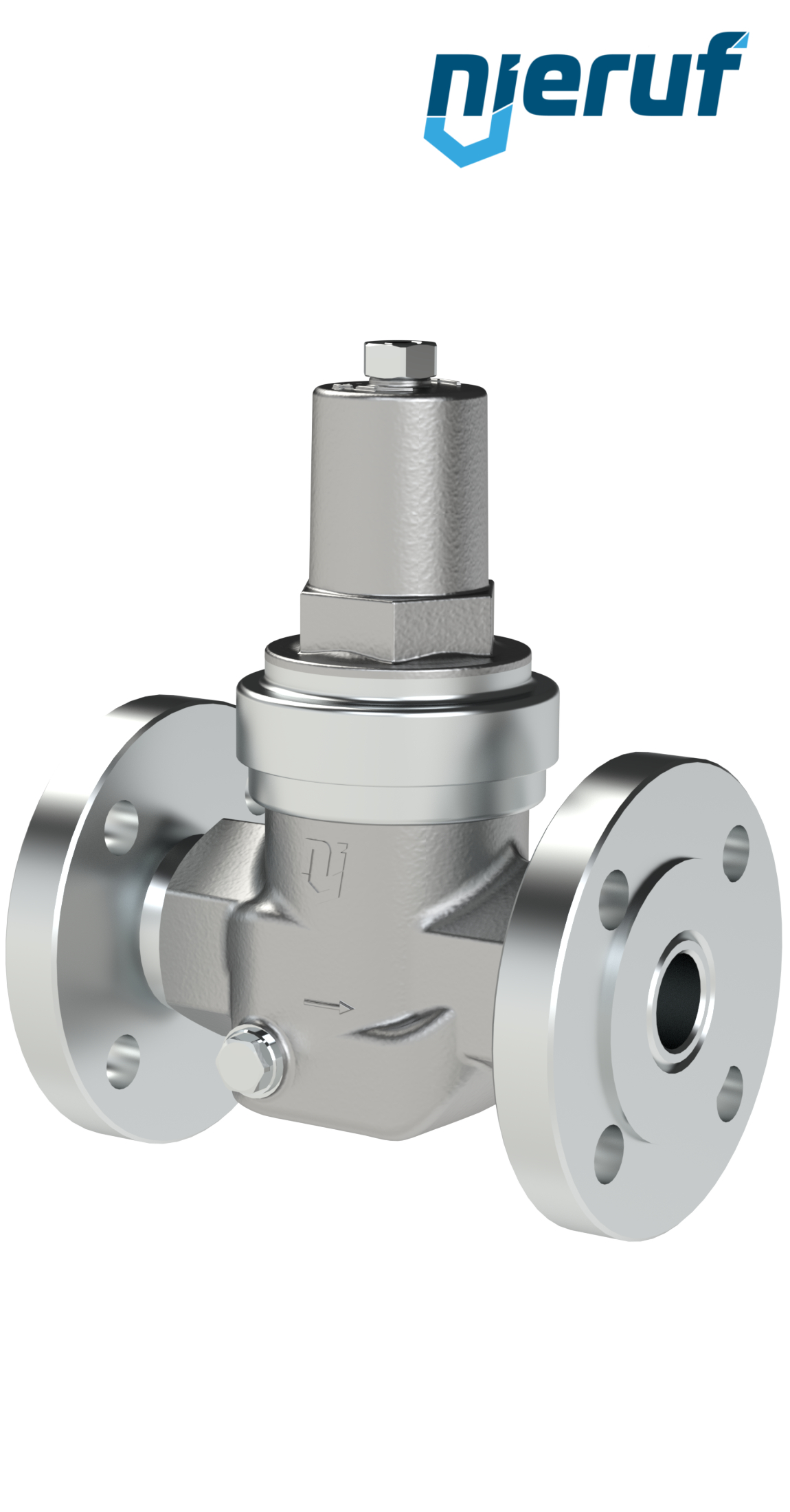 steam low pressure reducing valve DN25 type DM22 stainless steel PTFE / EPDM / FEPM 0.3 - 2.0 bar