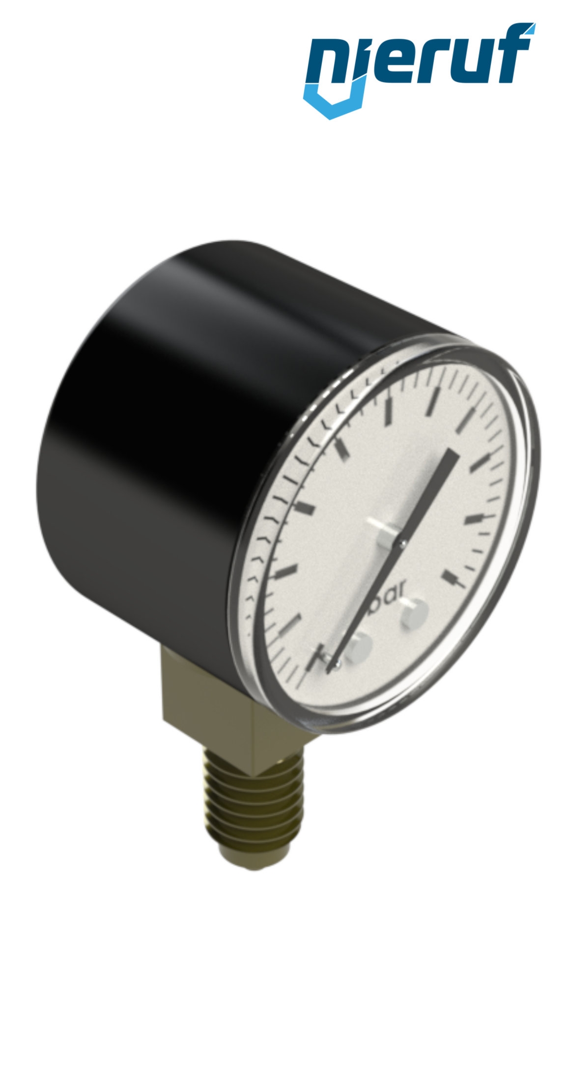 pressure gauge G 1/4" radial 50 mm steel MM03 0 - 4,0 bar