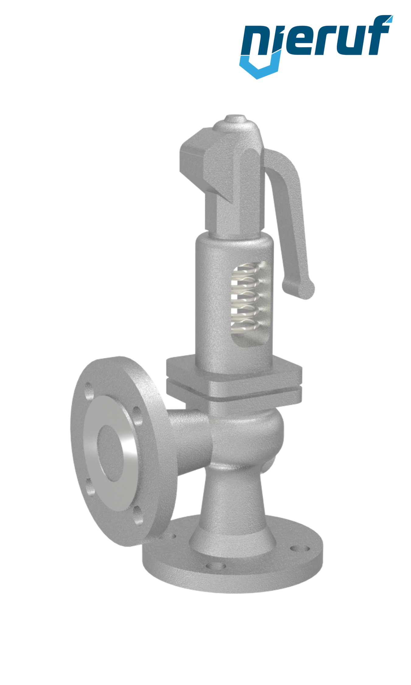 flange-safety valve DN15/DN15 SF0202, cast steel EPDM, with lever