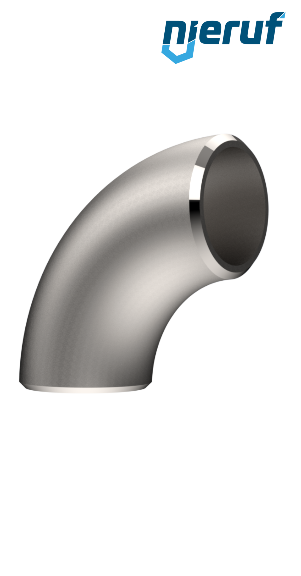 pipe bend (welded) 90° 26,9 x 2,0 stainless steel 1.4541