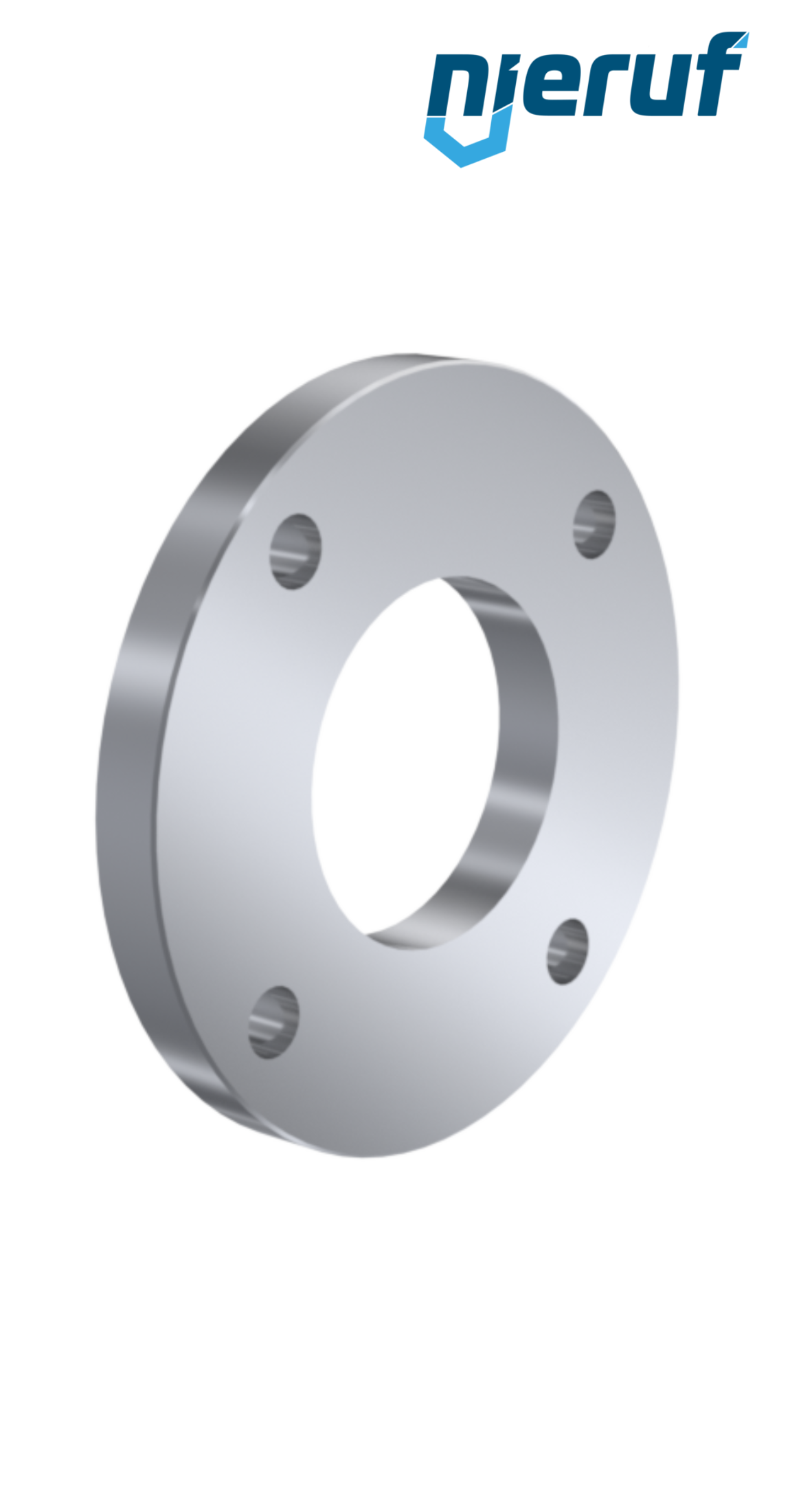 Flat flange DN32 PN10/16/25/40 EN1092-1 01 A 1.4541