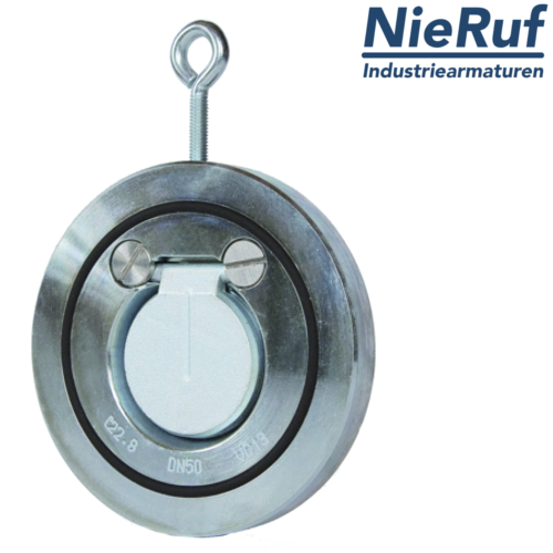 swing check valve DN100 ZR02 stainless steel A351 CF8M metall