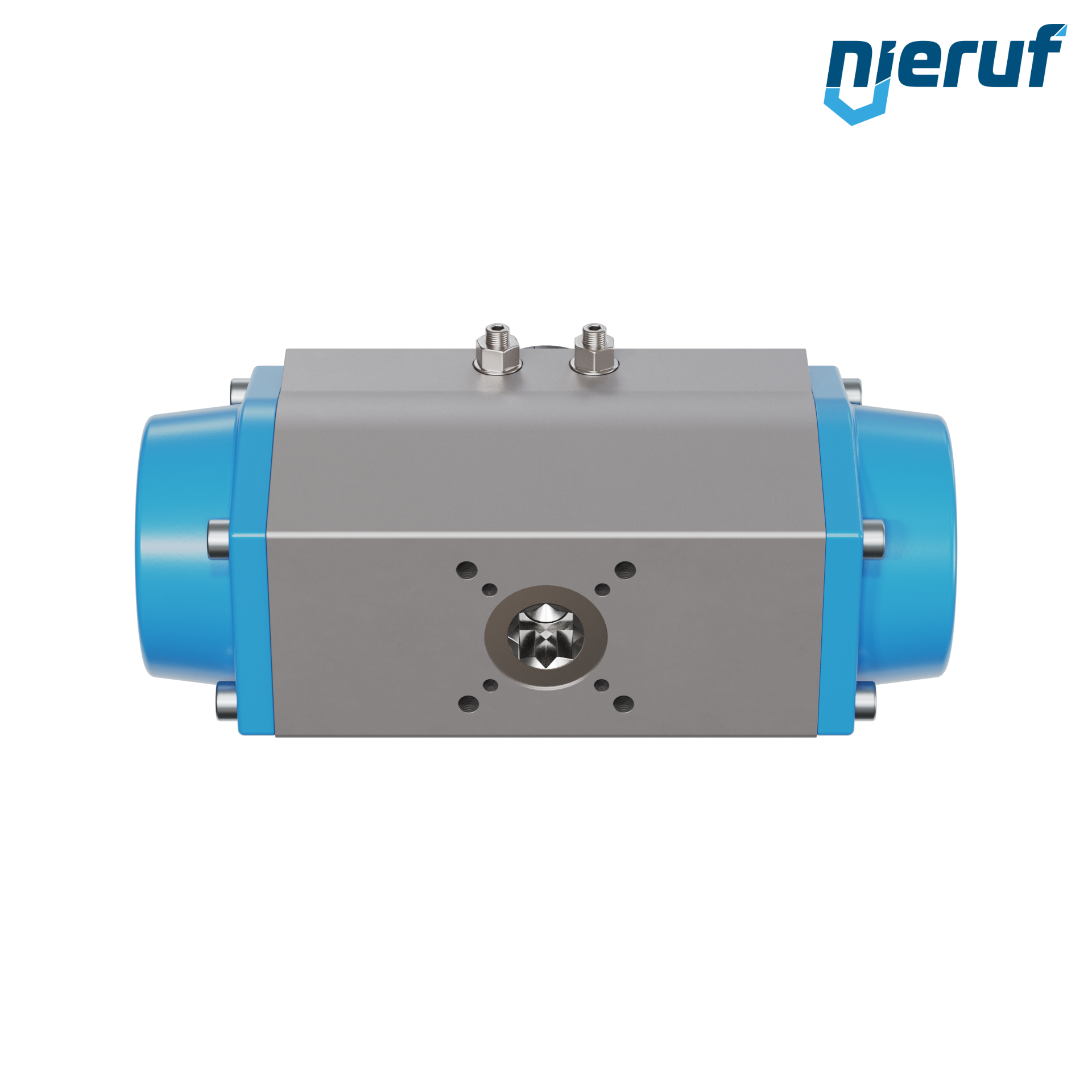 pneumatic actuator AN02 single acting, normally open GS-092 90° with 8 springs