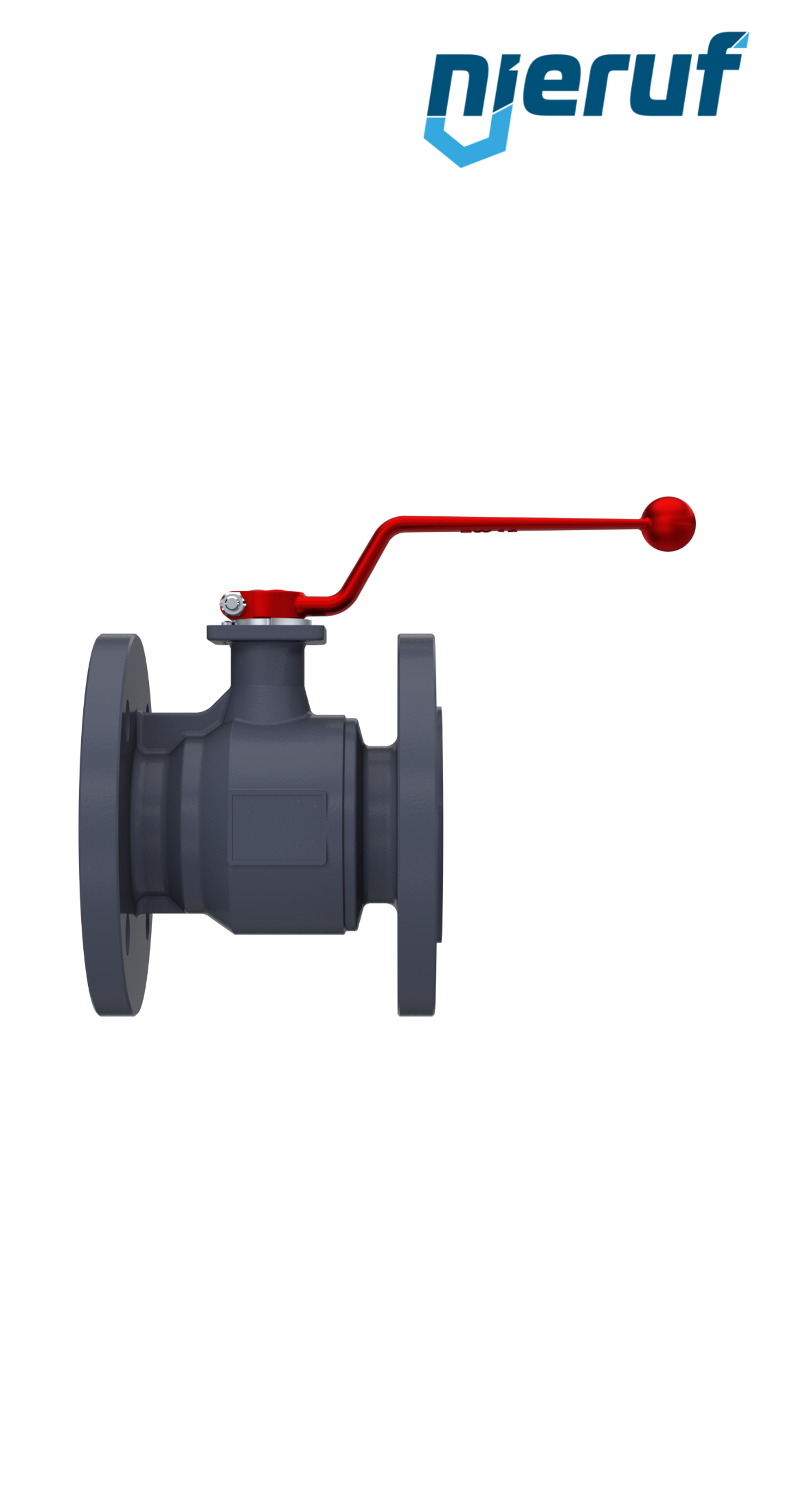 Flange ball valve DN65 FK01 GGG40  ball steel chrome plated