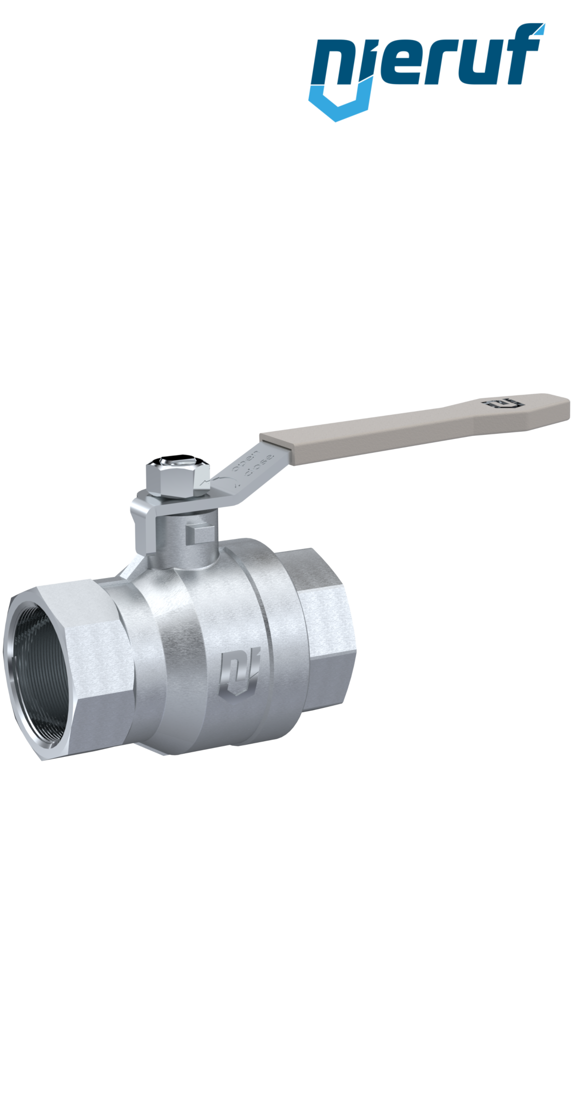 ball valve made of brass DN25 - 1" inch GK02 gas & water DVGW