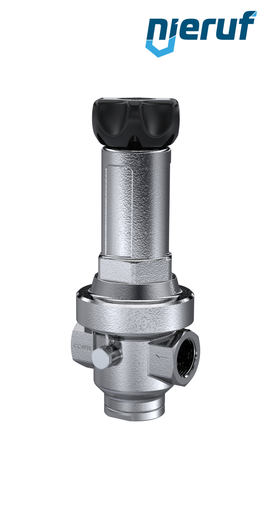 precision-pressure reducing valve with secondary venting 3/4" inch DM15 stainless steel FKM 0.5 - 15 bar