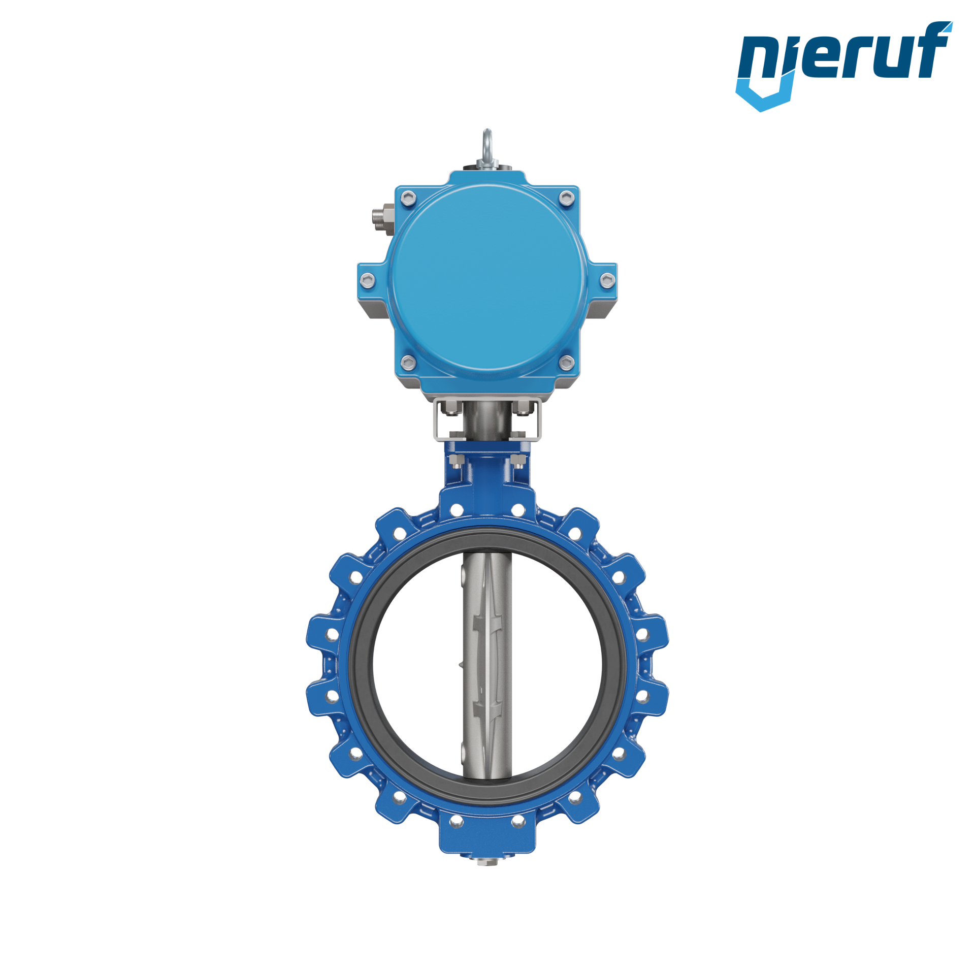 Butterfly valve DN 400 AK02 EPDM high temperature & FDA pneumatic actuator single acting normally open