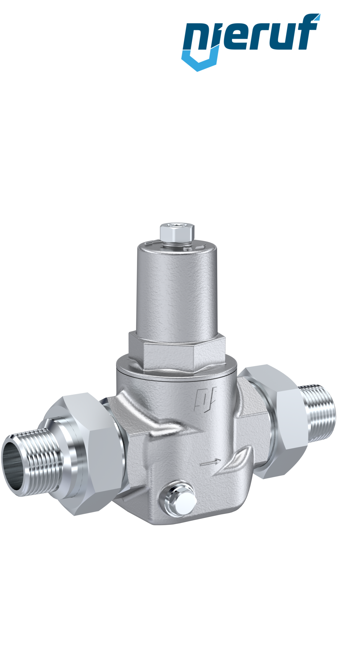 pressure reducing valve male thread 1/2" Inch DM19 stainless steel EPDM FDA 0.5 - 9.0 bar
