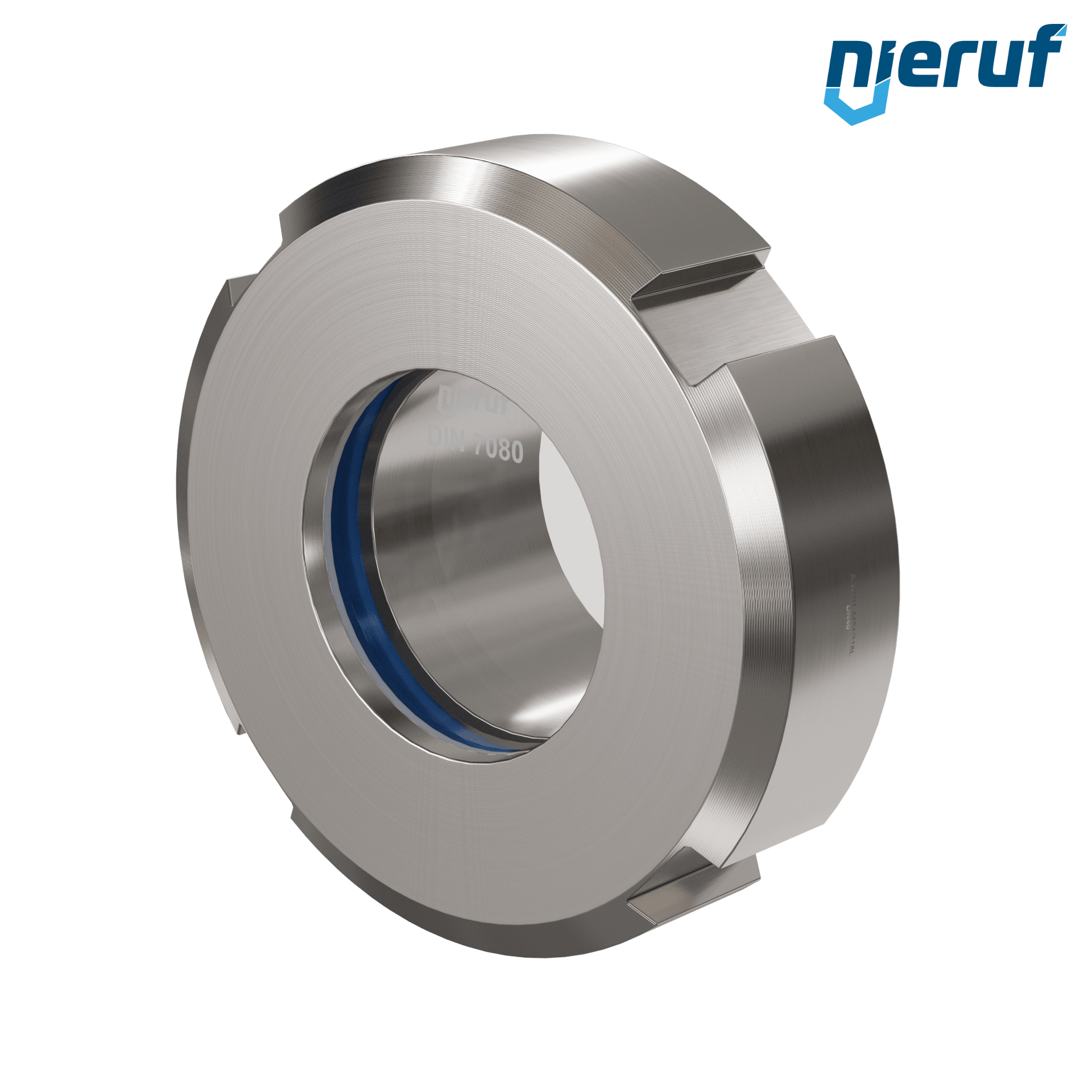 sight flow indicator DN40 - 1 1/2" Inch DIN 11851 stainless steel 1.4404 / AISI 316L