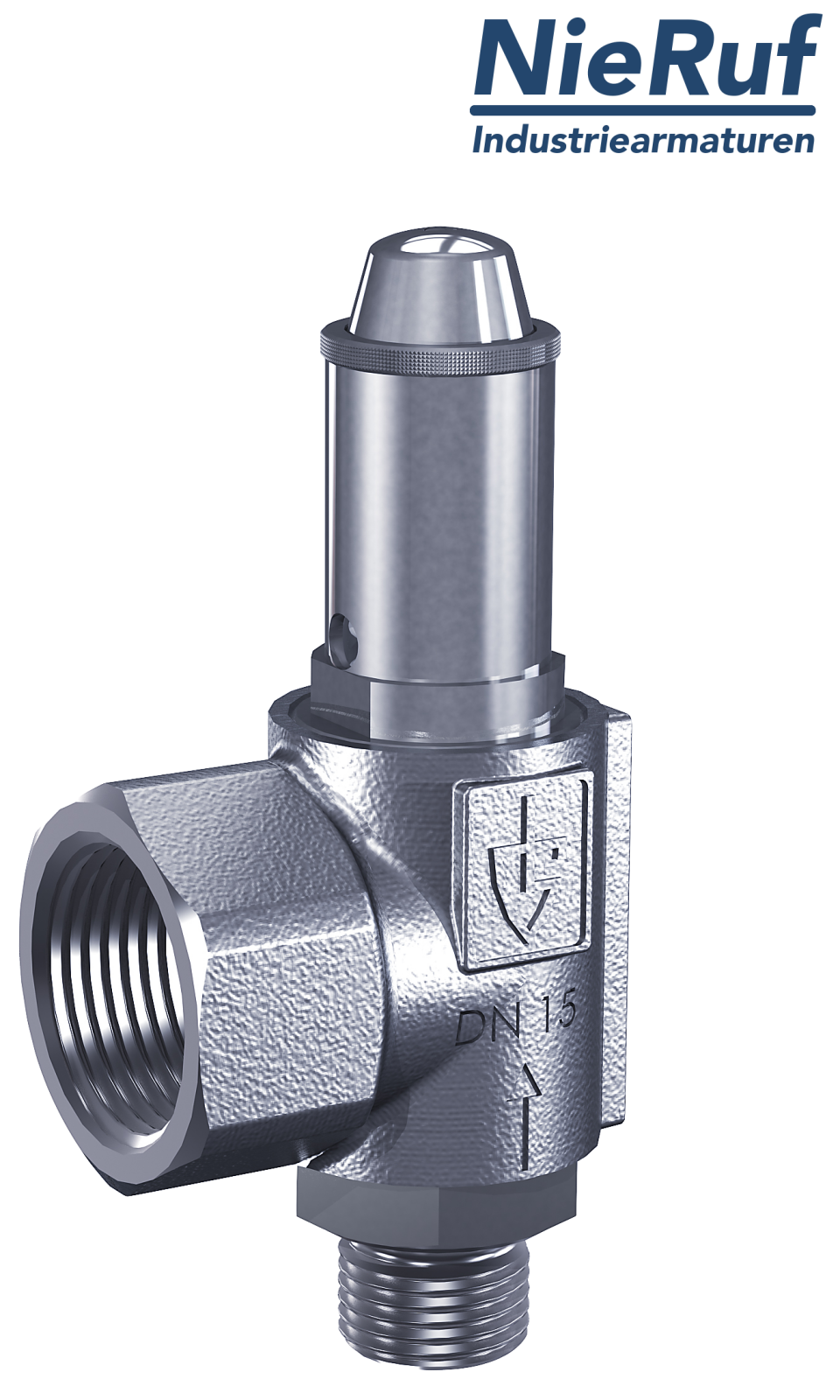 safety valve 1 1/4" m  x 2" fm SV05 neutral liquid media, stainless steel NBR