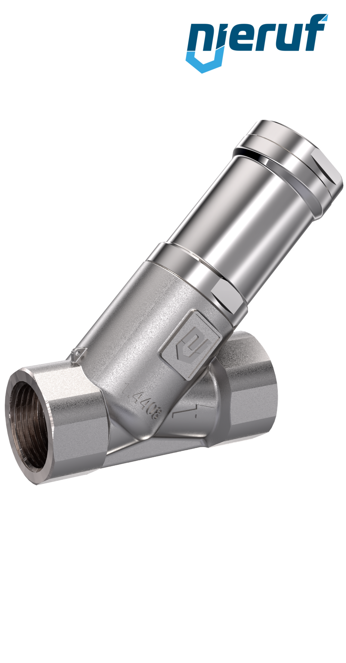 overflow valve 1" inch female UV16 stainless steel  2,0 - 12,0 bar EPDM