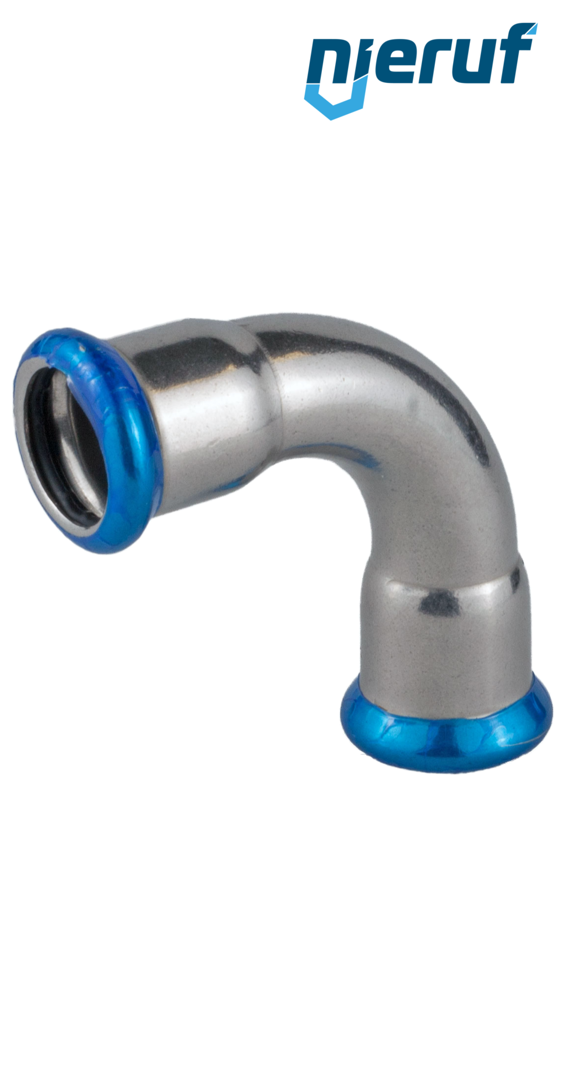 Elbow Pressfitting 90° F x F DN65 - 76,1 mm stainless steel