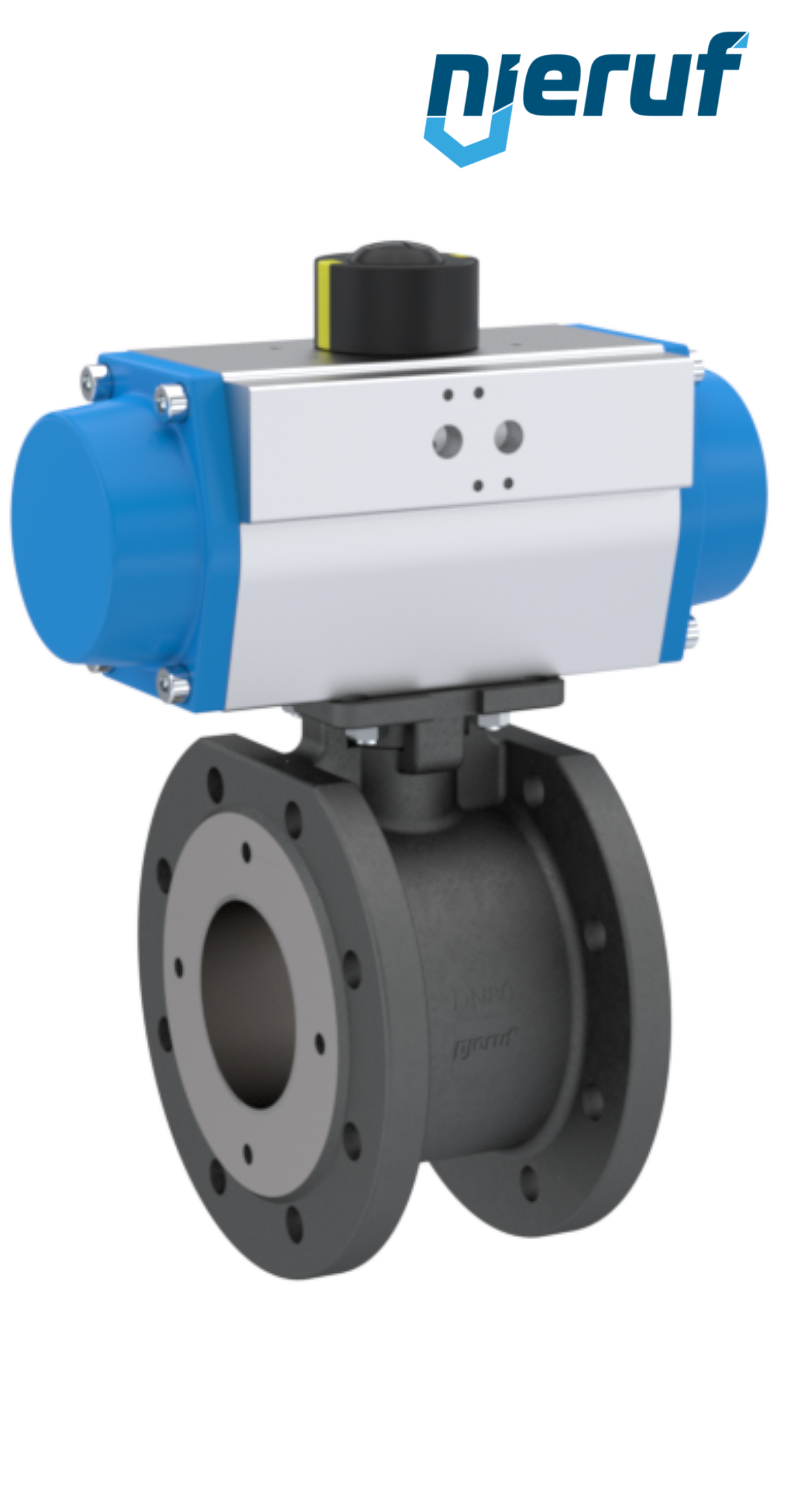 compact-automatic-flange ball valve DN100 PK06 pneumatic actuator double acting