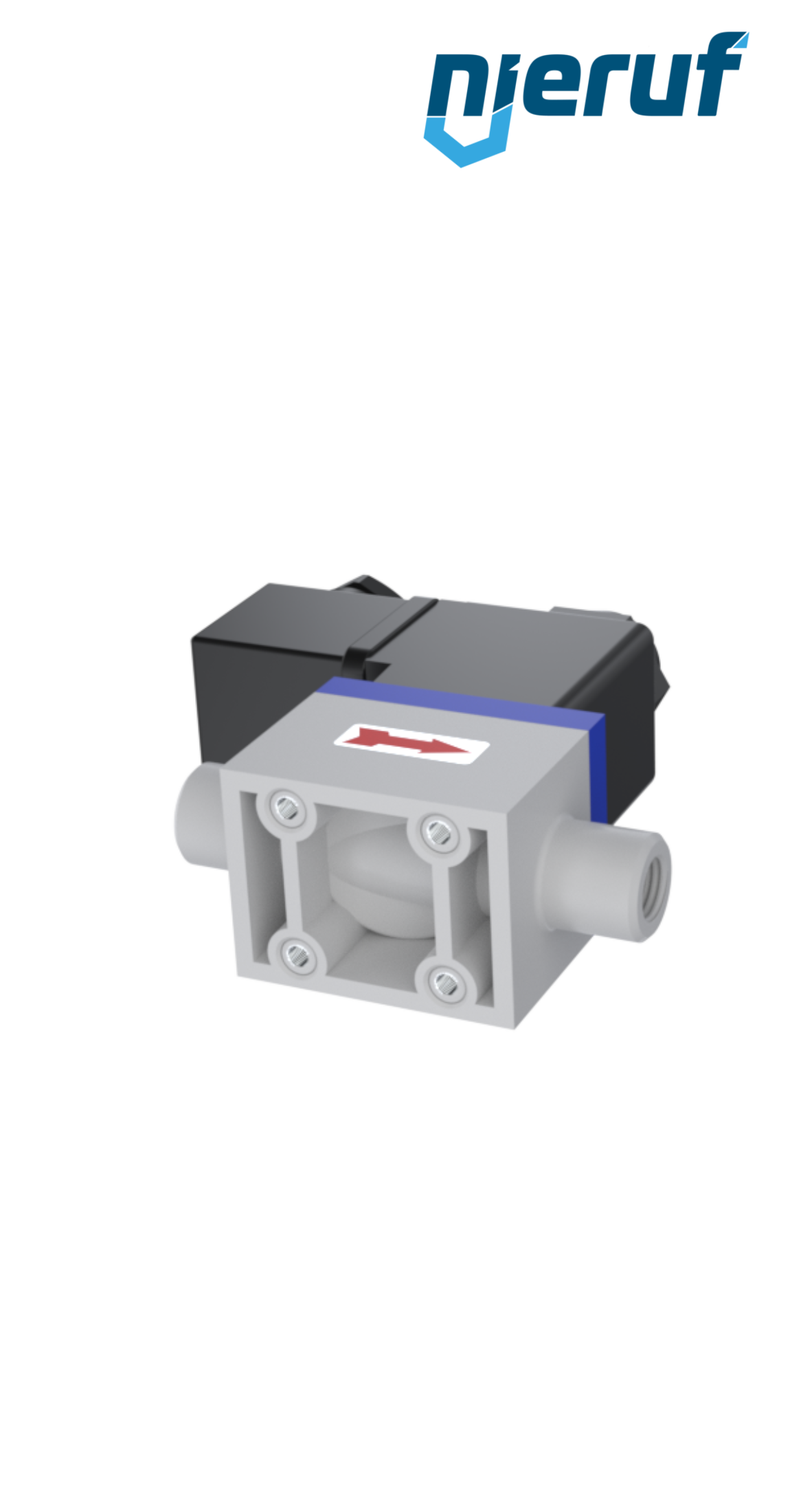 PVC-Solenoid valve DN4,0 KV02 EPDM 24V DC