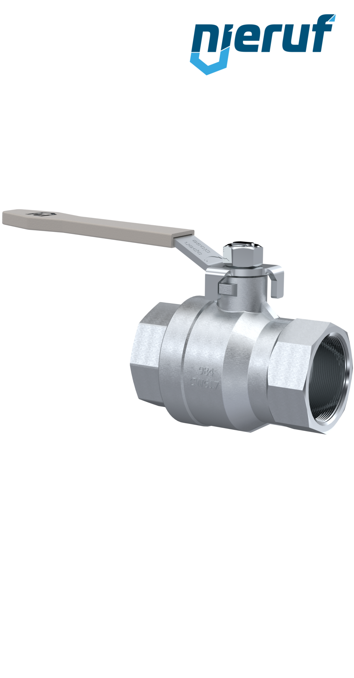 ball valve made of brass DN50 - 2" inch GK02 gas & water DVGW